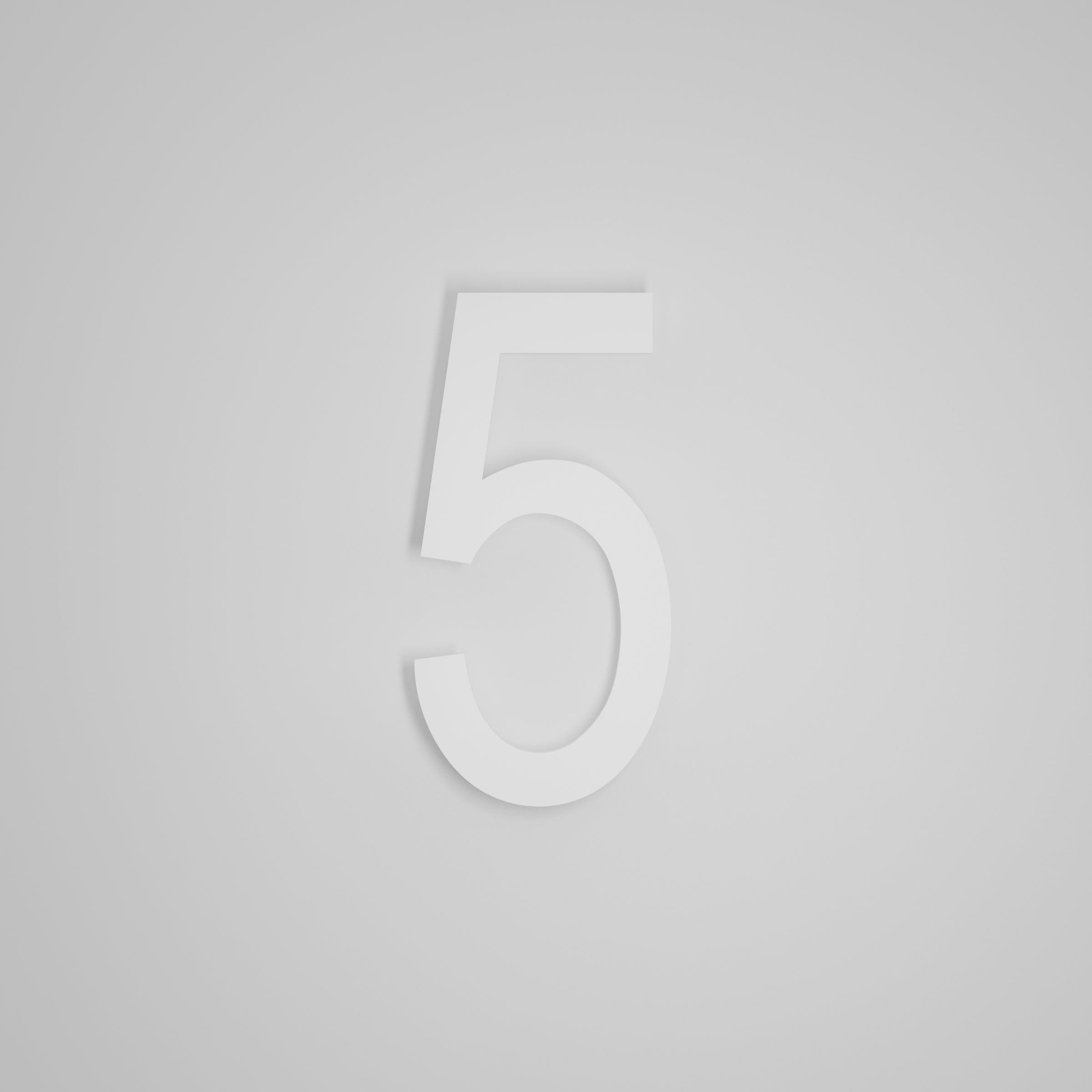 10 inch Floating Address Numbers