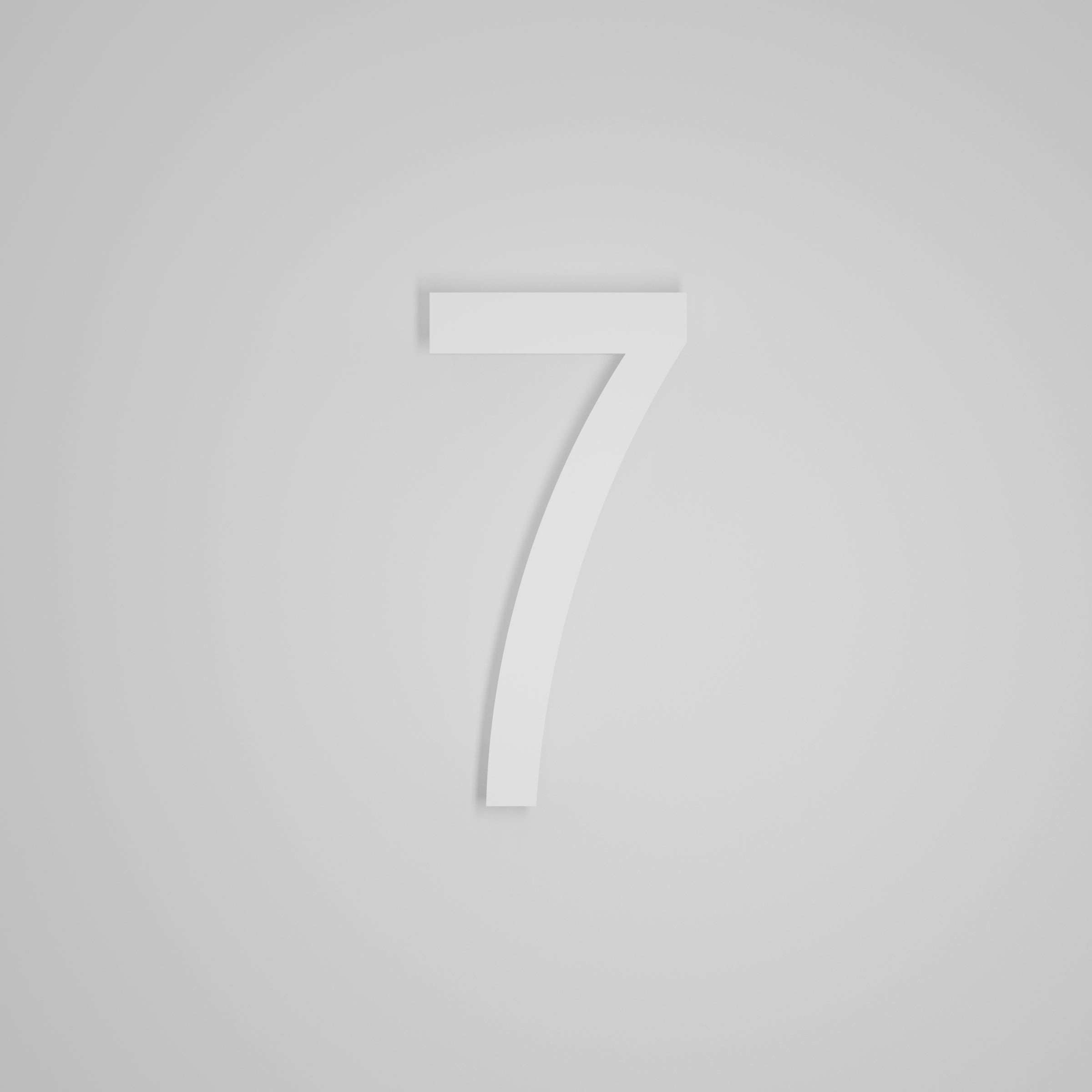 10 inch Floating Address Numbers