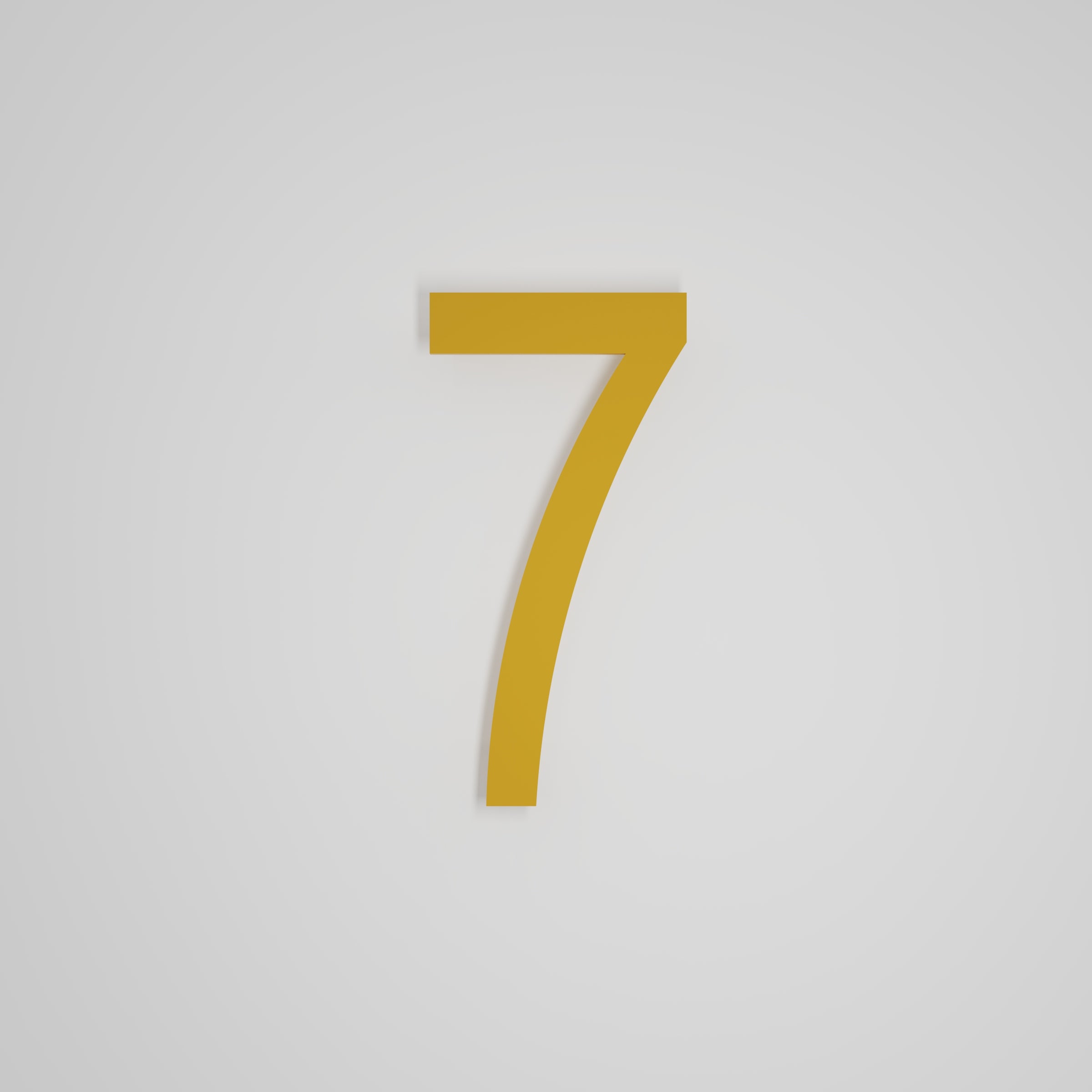10 inch Floating Address Numbers