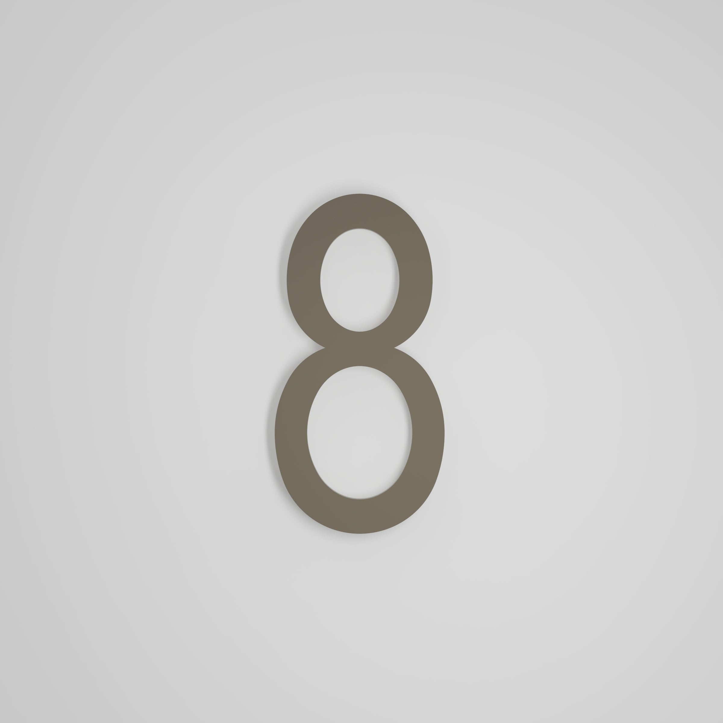 10 inch Floating Address Numbers