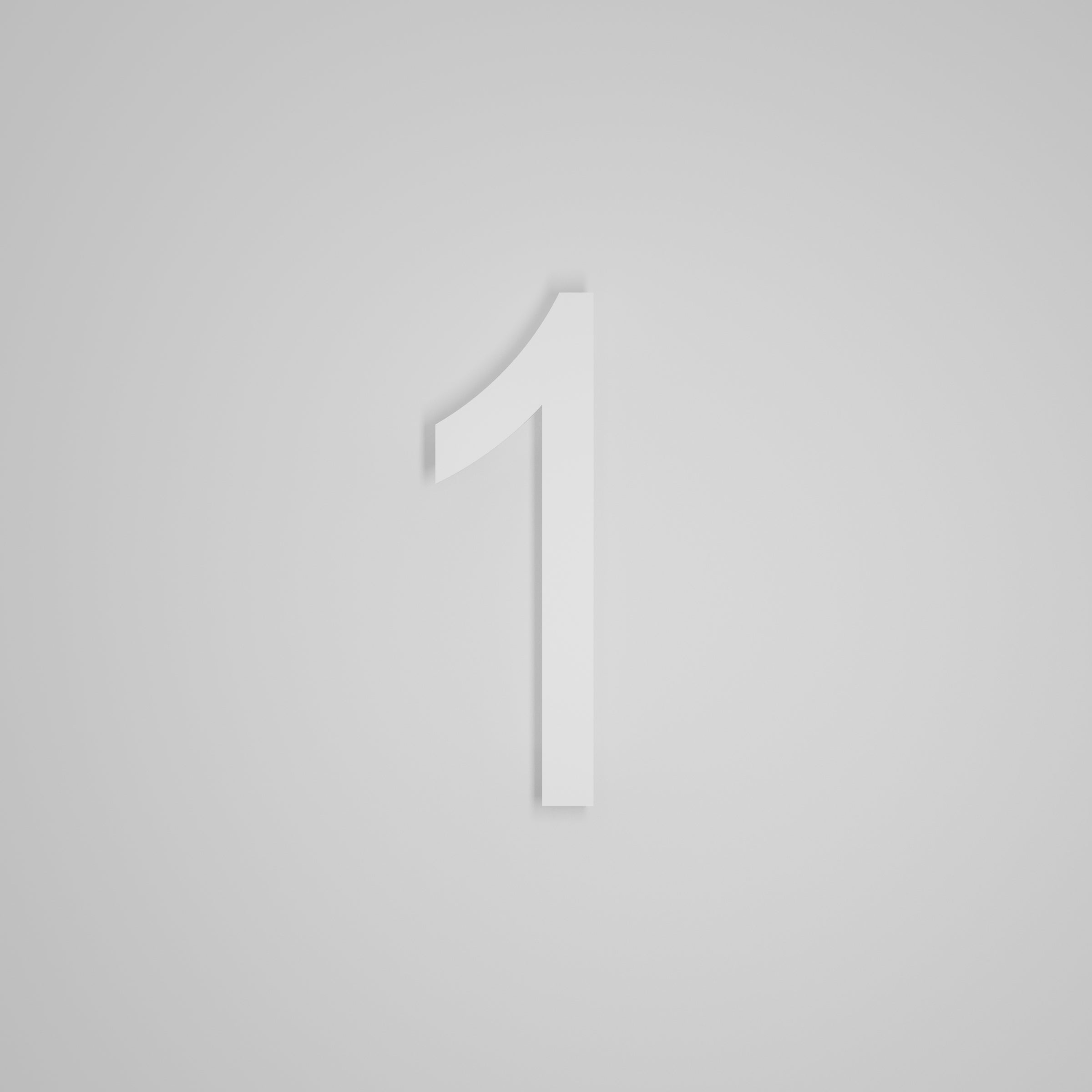 10 inch Floating Address Numbers