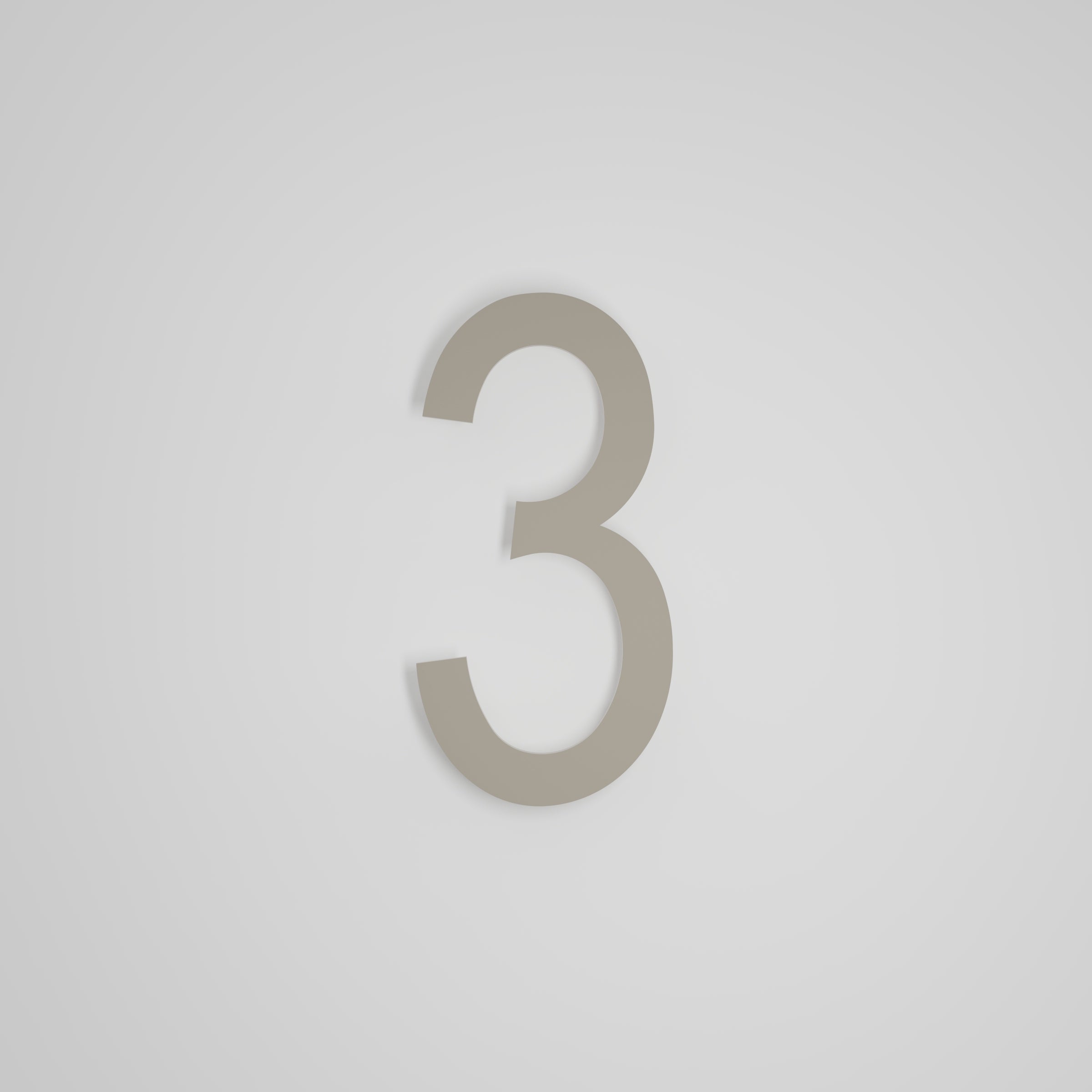 10 inch Floating Address Numbers