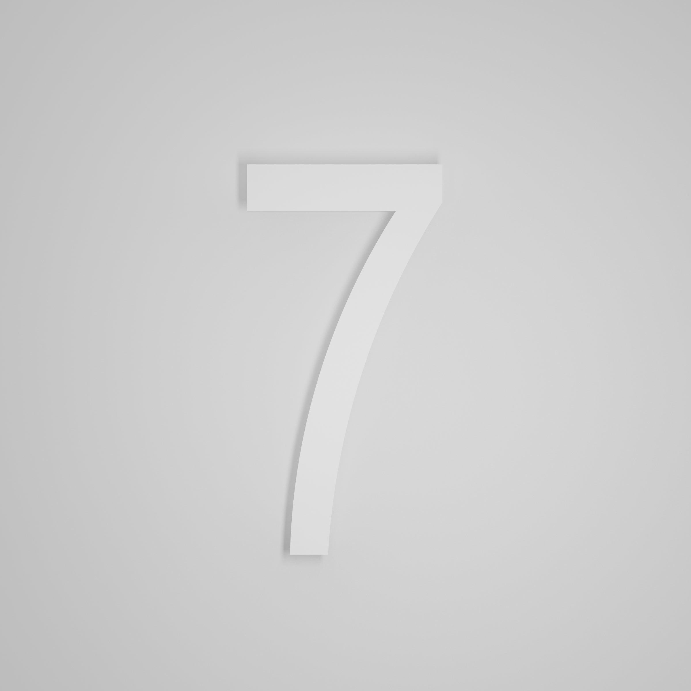 12 inch Floating Address Numbers