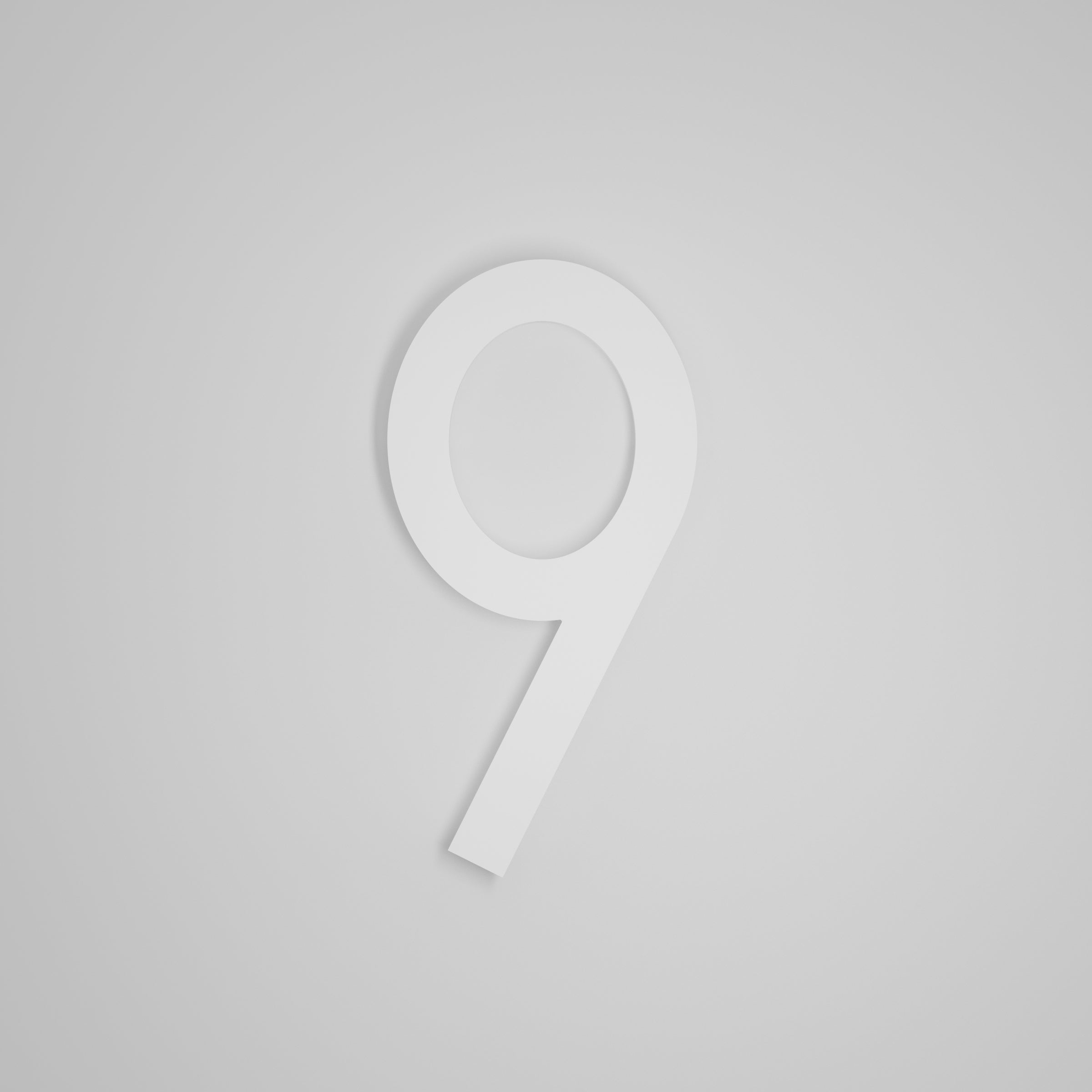 12 inch Floating Address Numbers