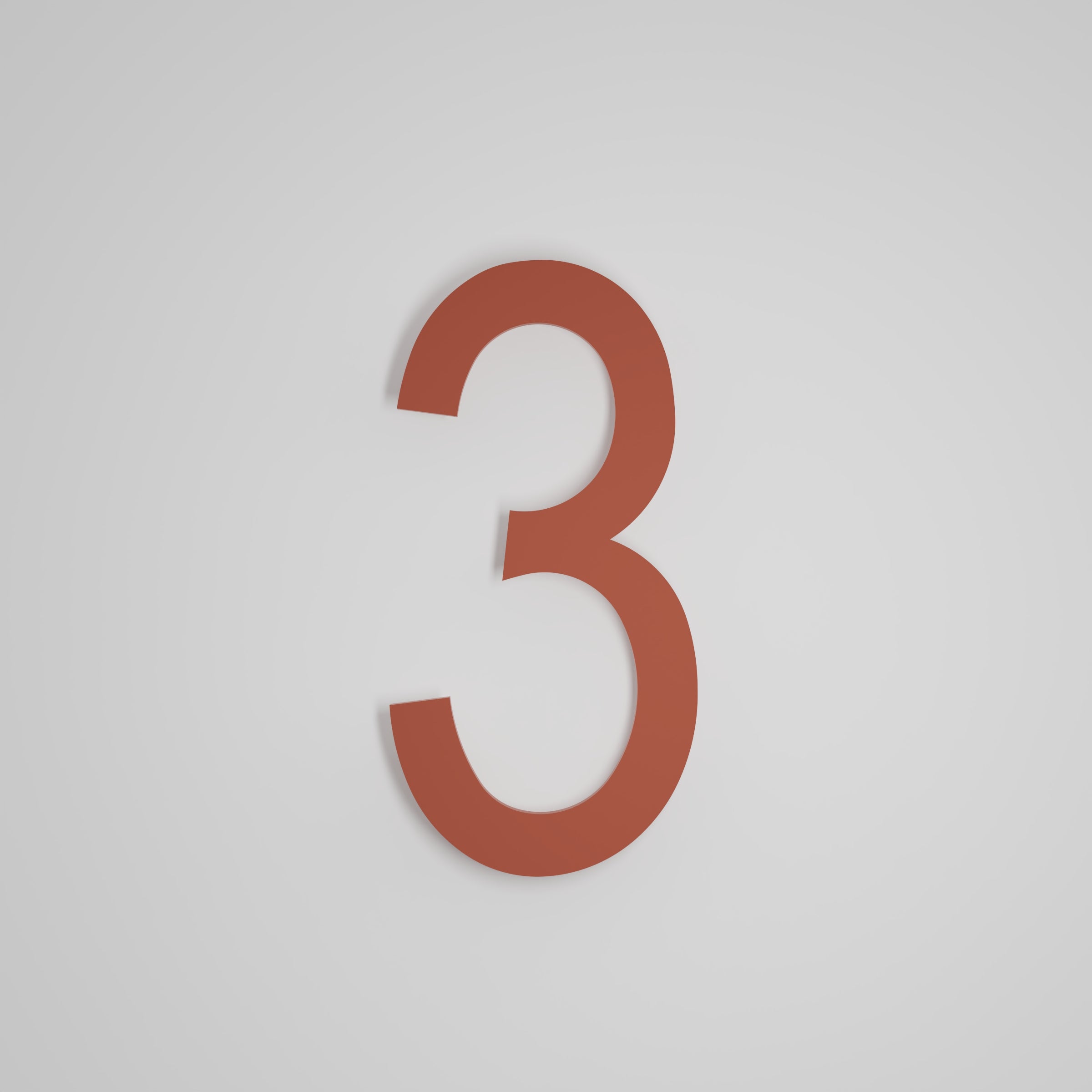 12 inch Floating Address Numbers