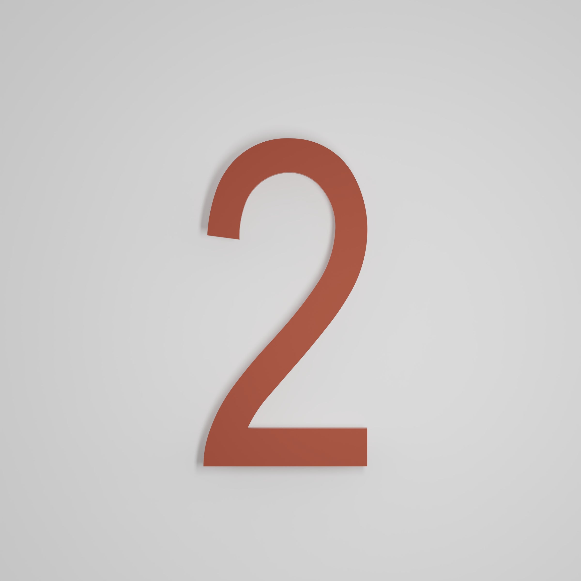 12 inch Floating Address Numbers