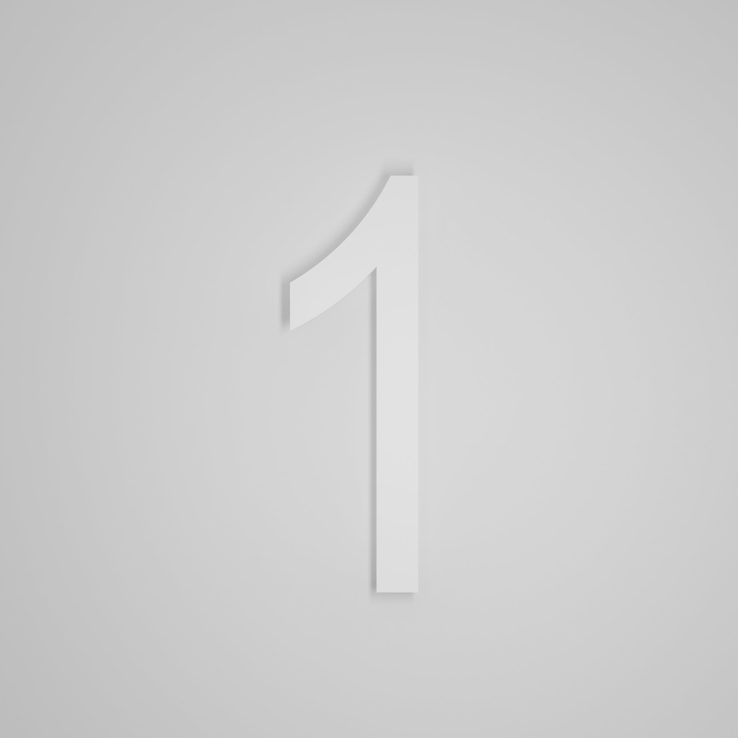 12 inch Floating Address Numbers