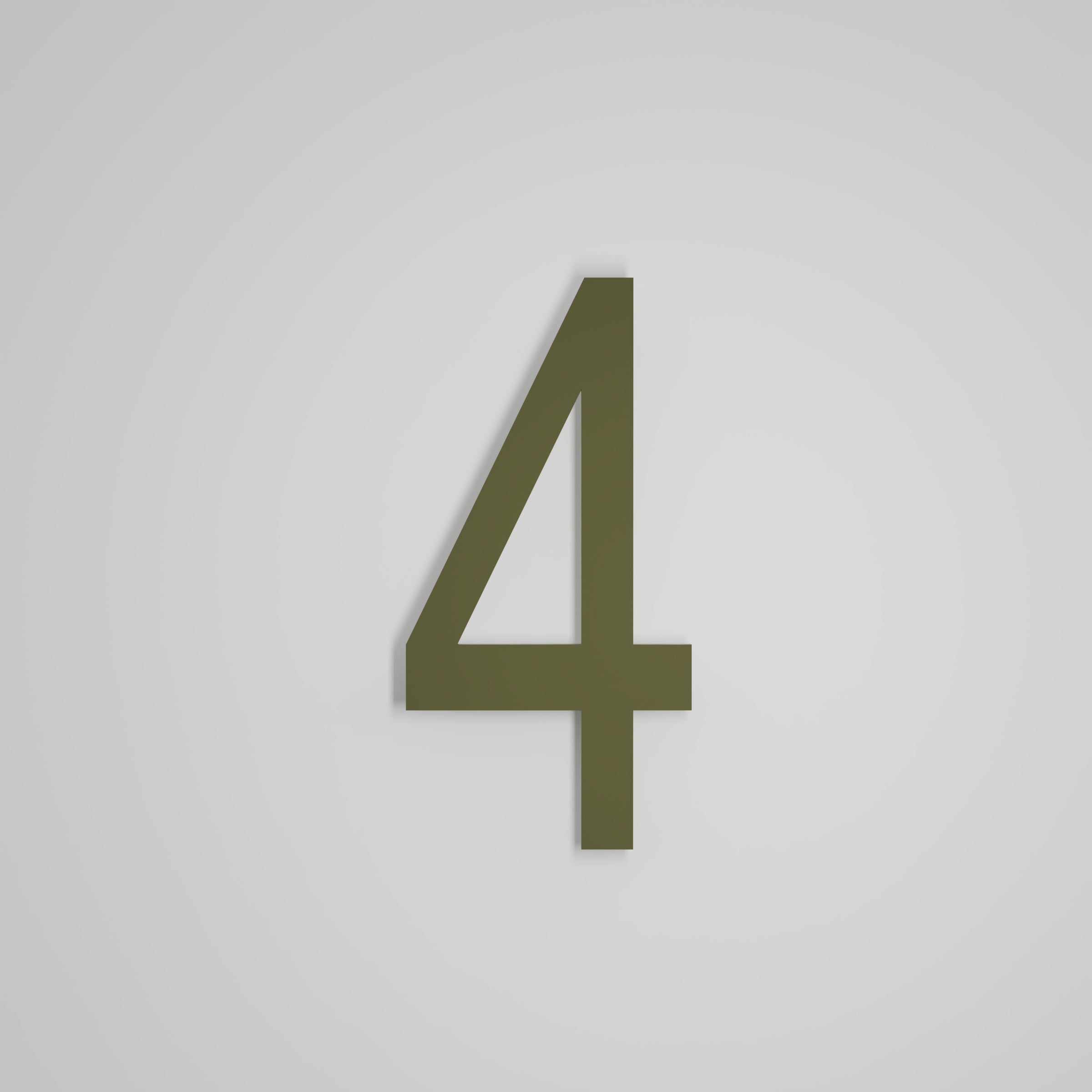 12 inch Floating Address Numbers