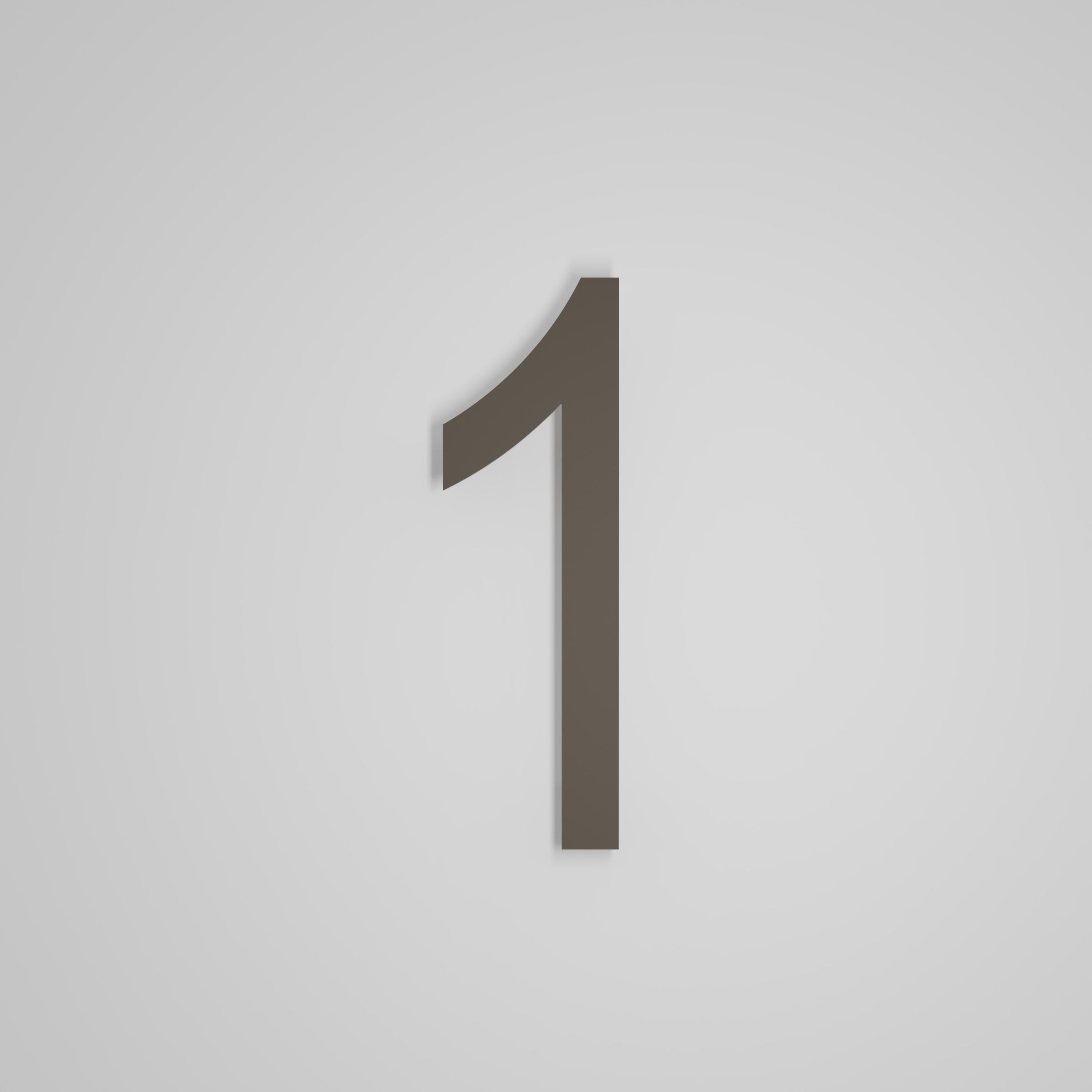 12 inch Floating Address Numbers