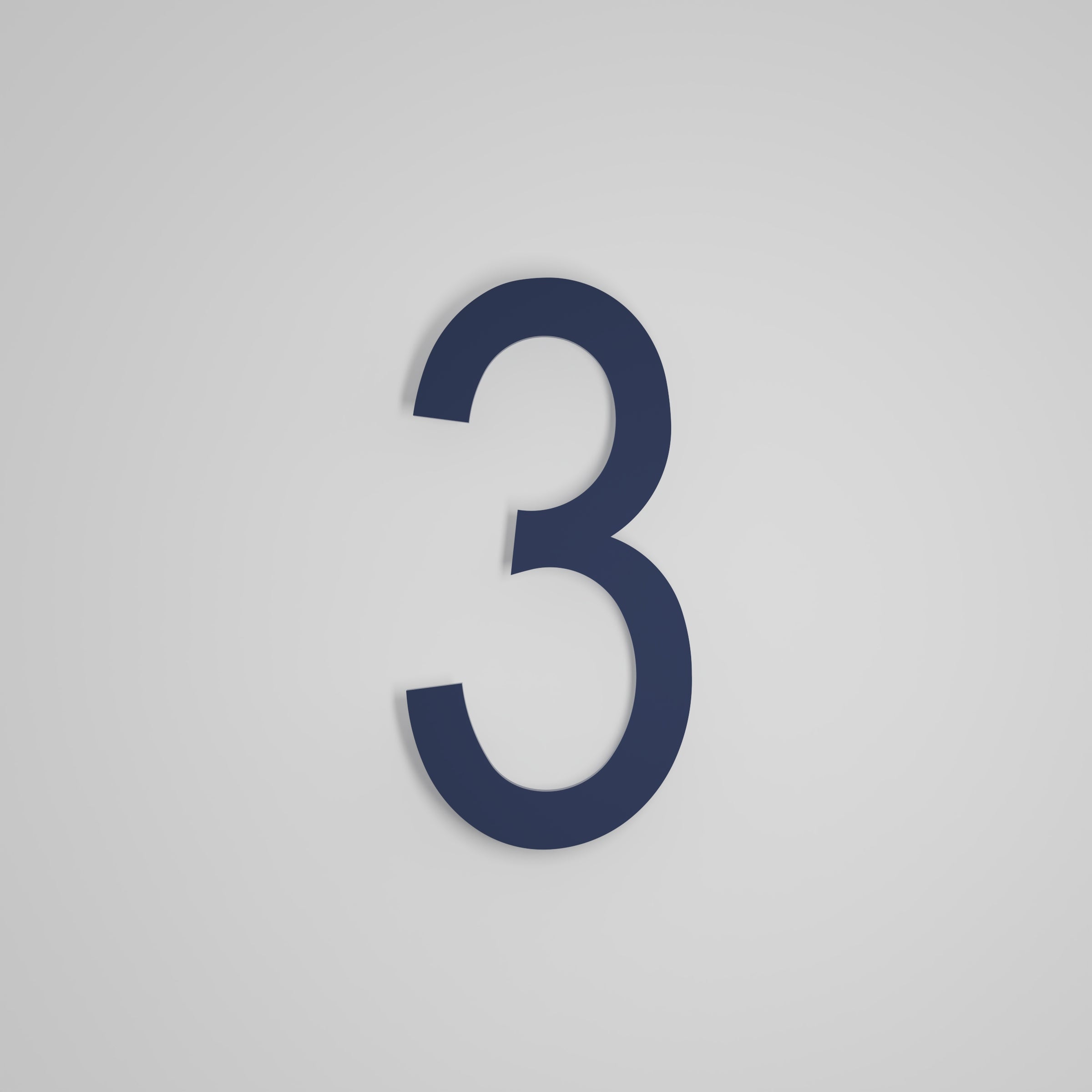 12 inch Floating Address Numbers
