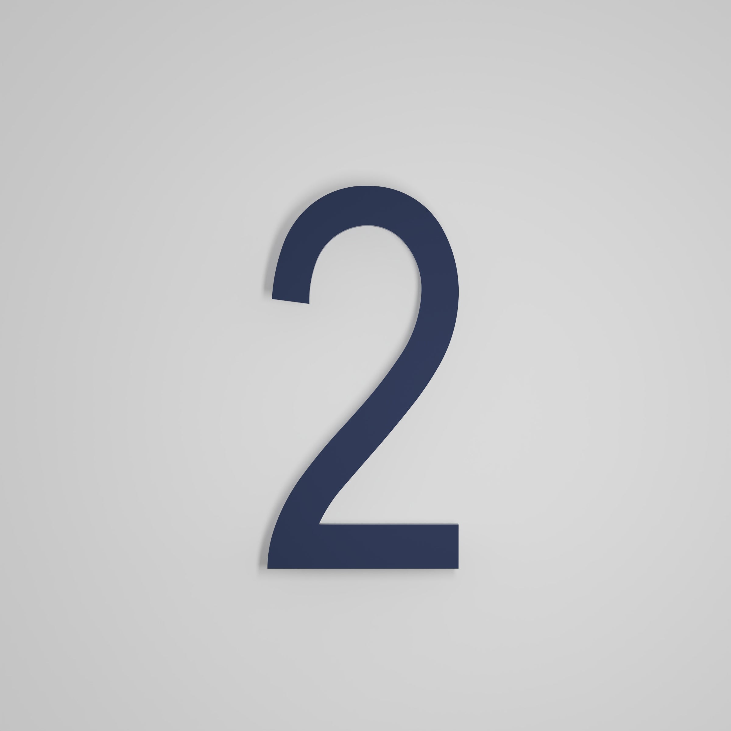 12 inch Floating Address Numbers