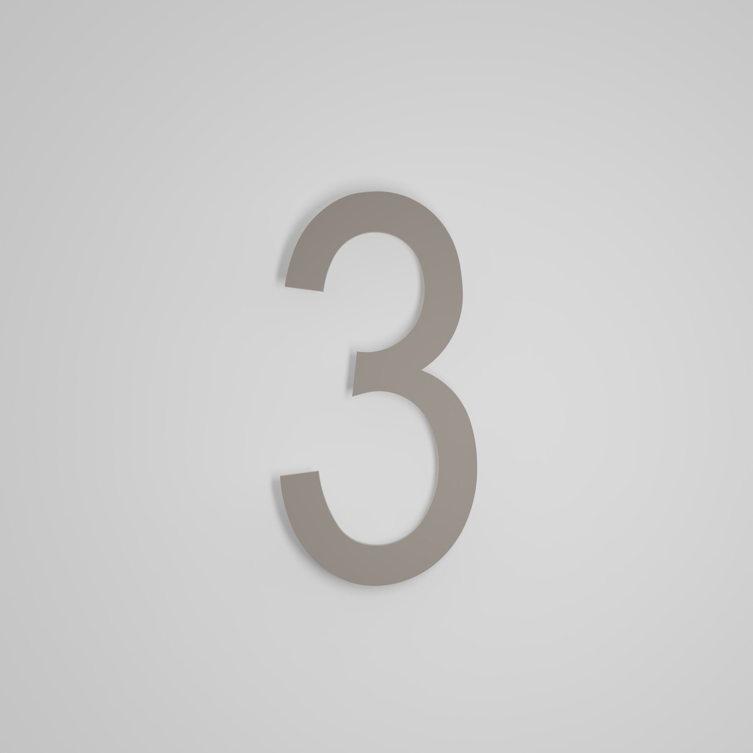 12 inch Floating Address Numbers