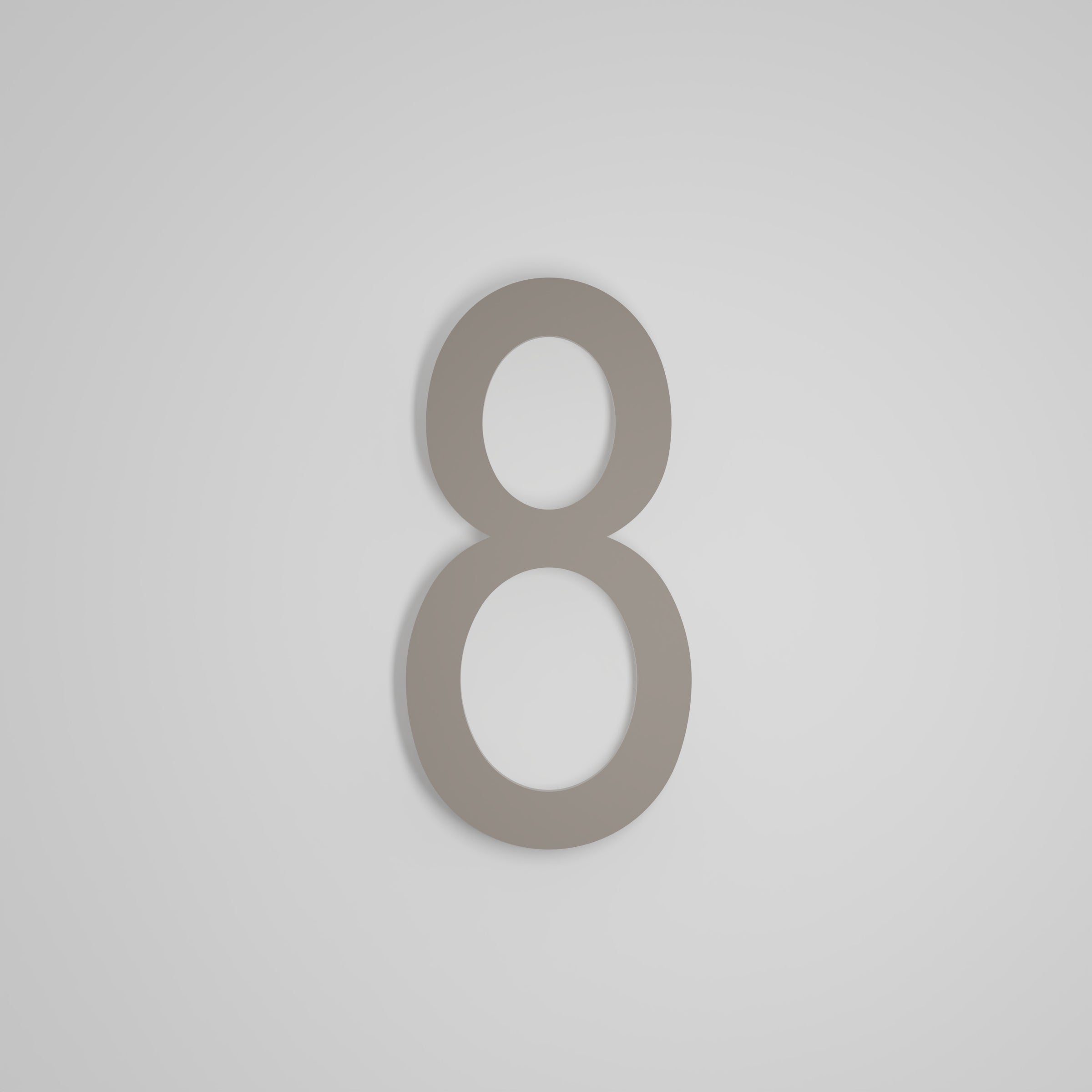 12 inch Floating Address Numbers