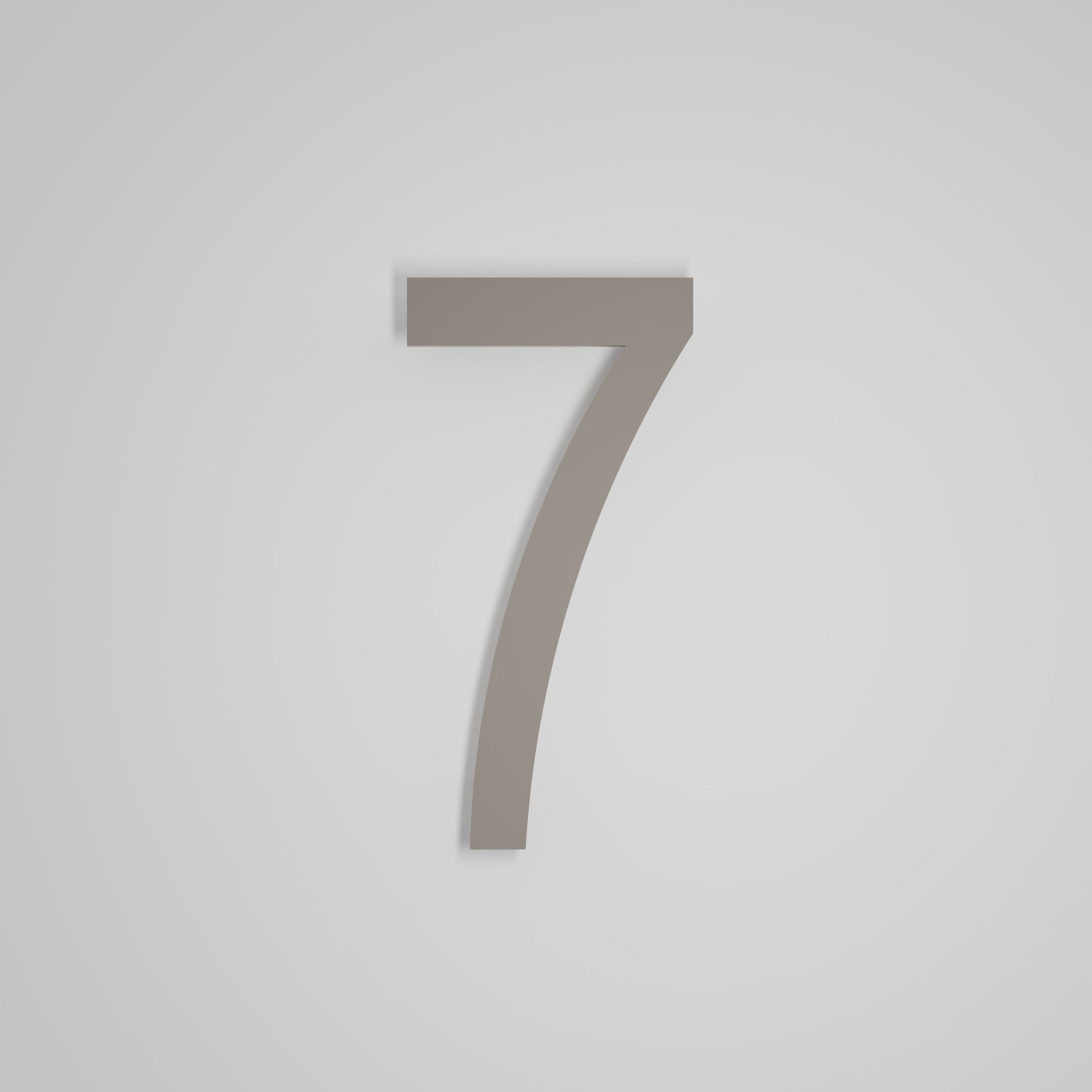 12 inch Floating Address Numbers