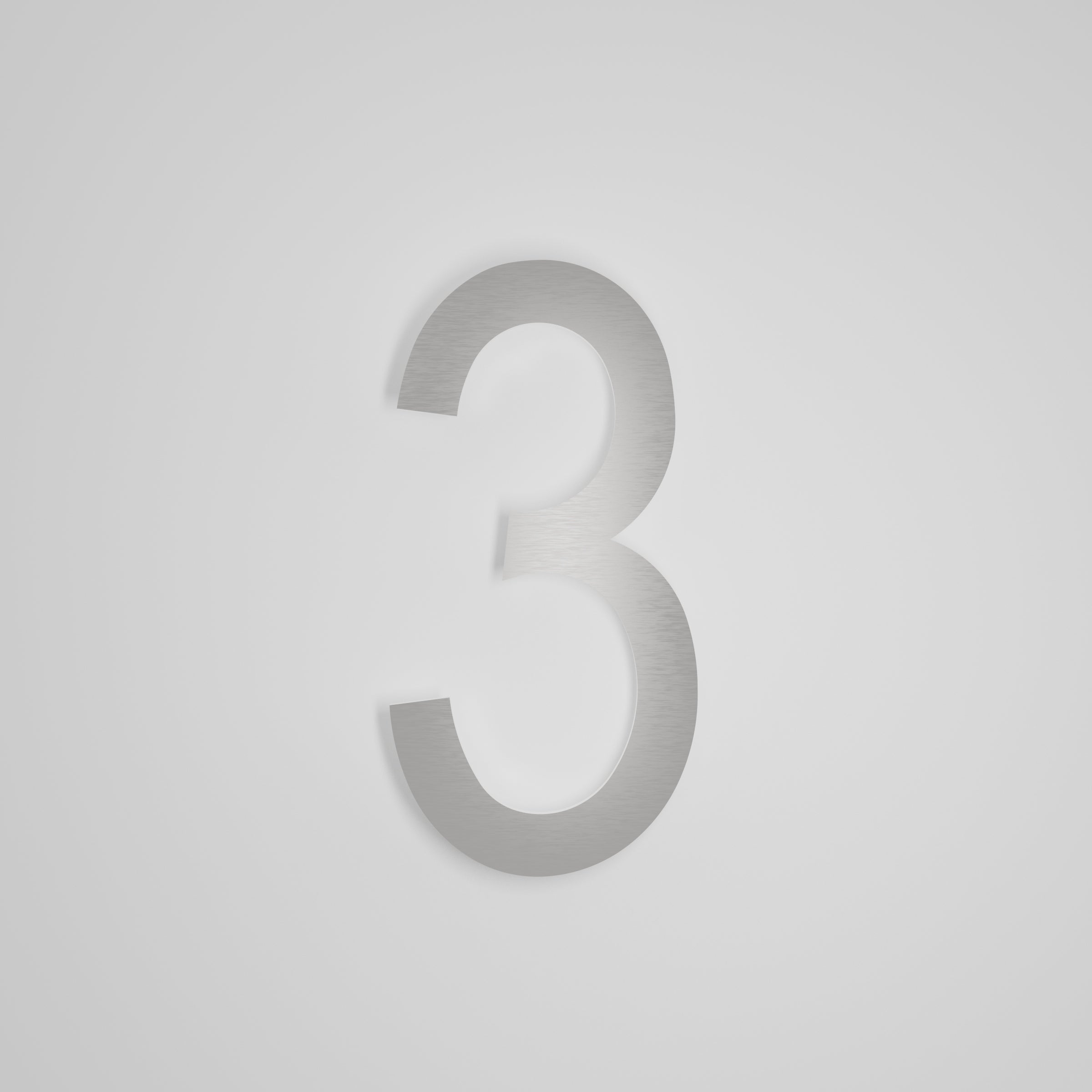12 inch Floating Address Numbers