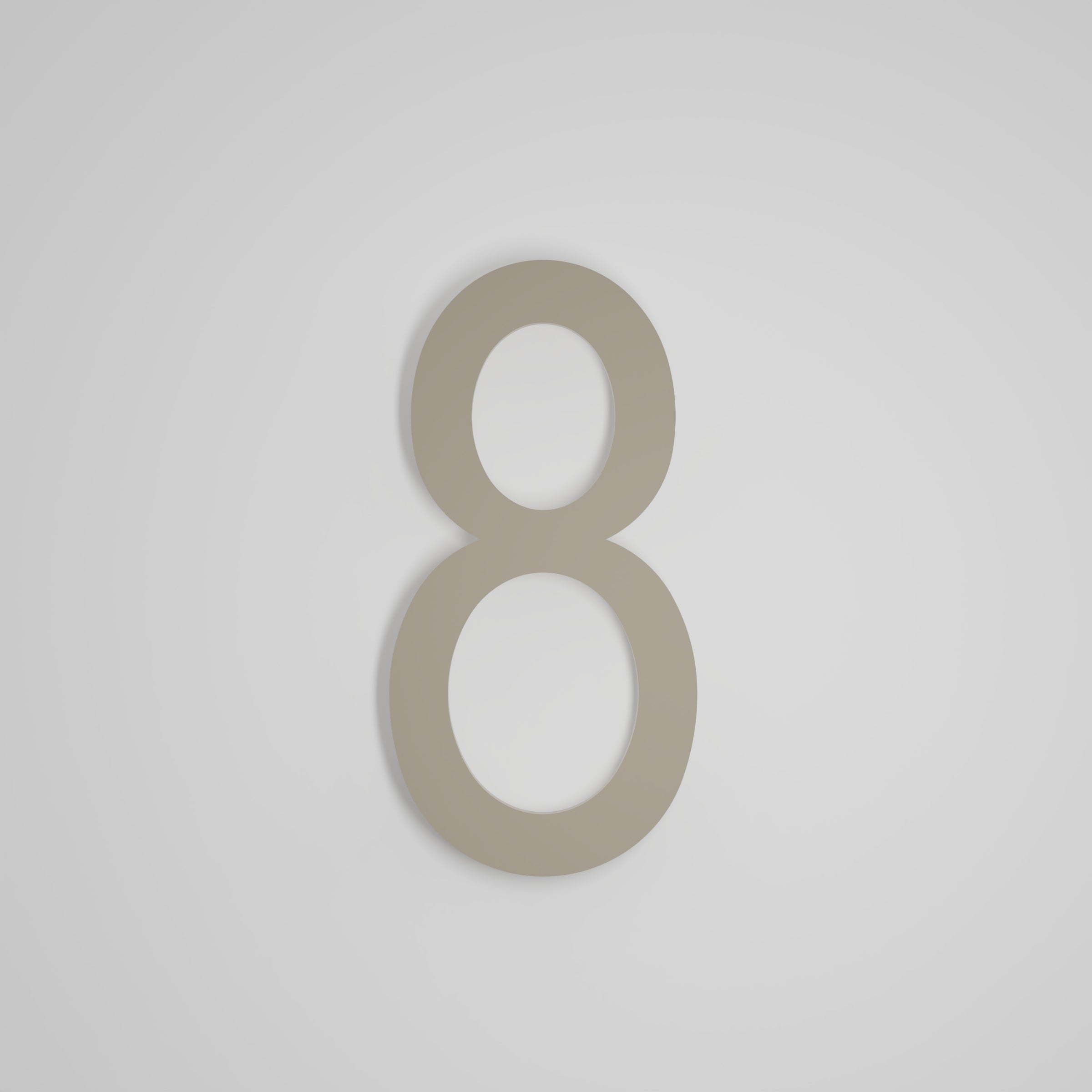12 inch Floating Address Numbers