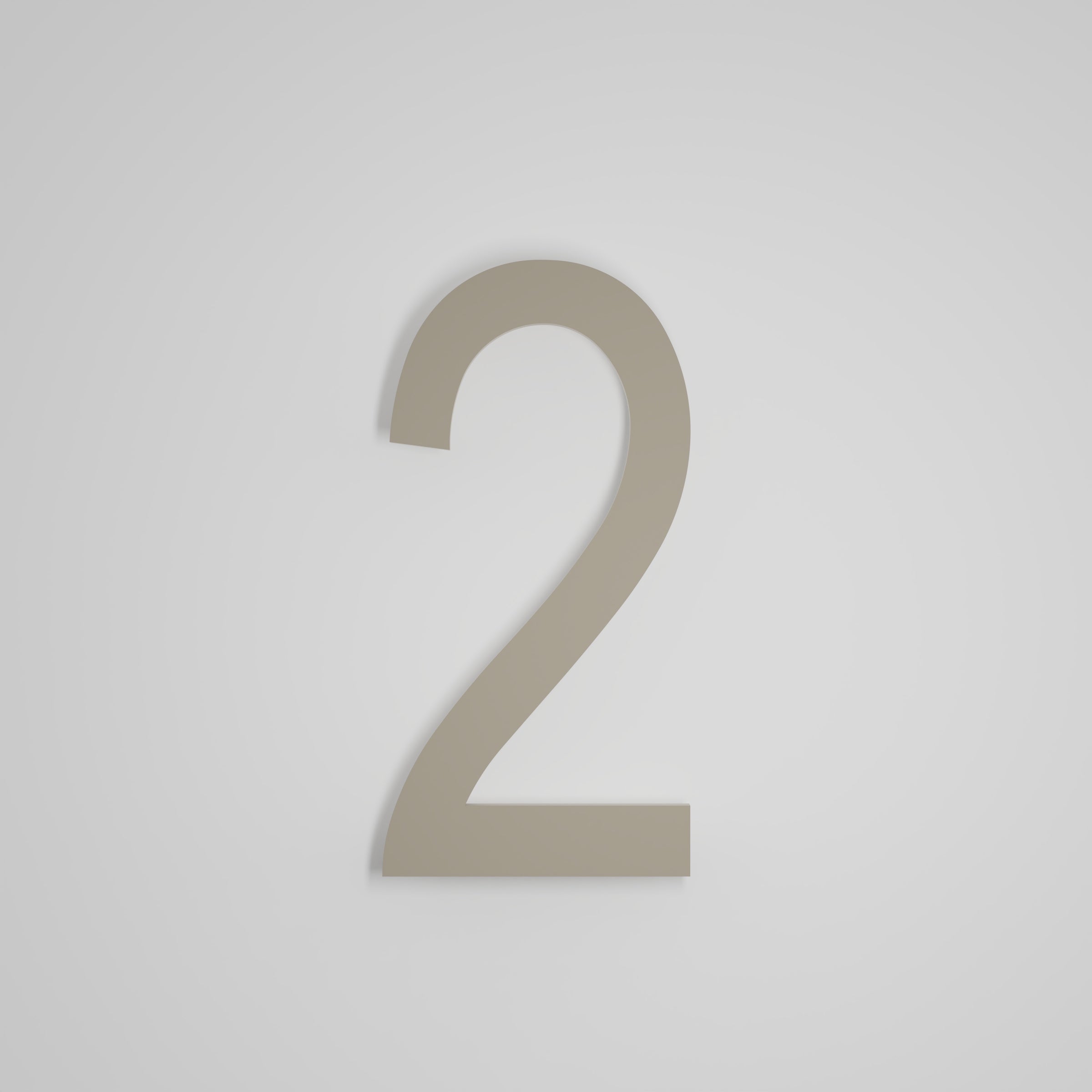 12 inch Floating Address Numbers