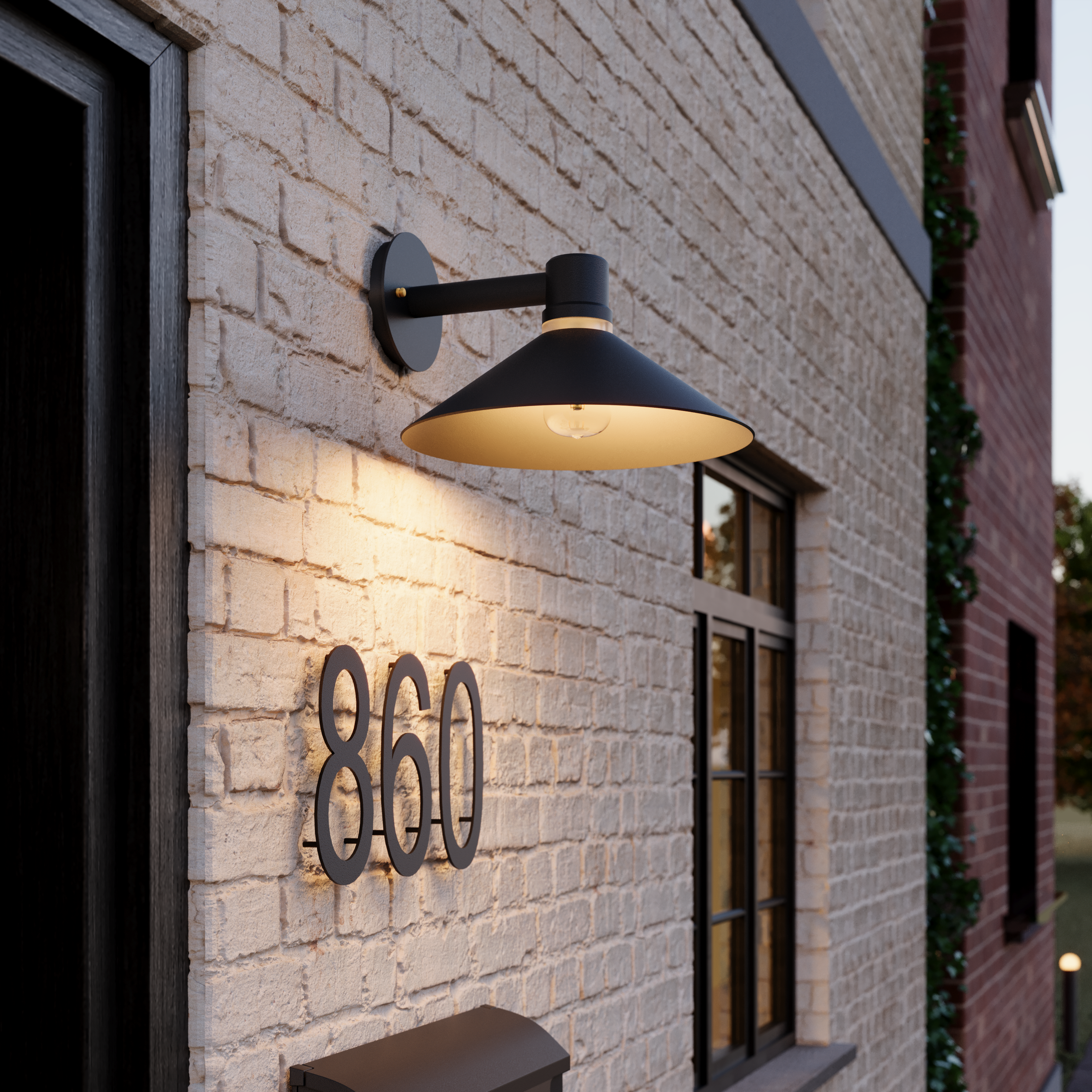 Outdoor wall light • Oakland • 26021 • 100% made in Quebec • Snoc