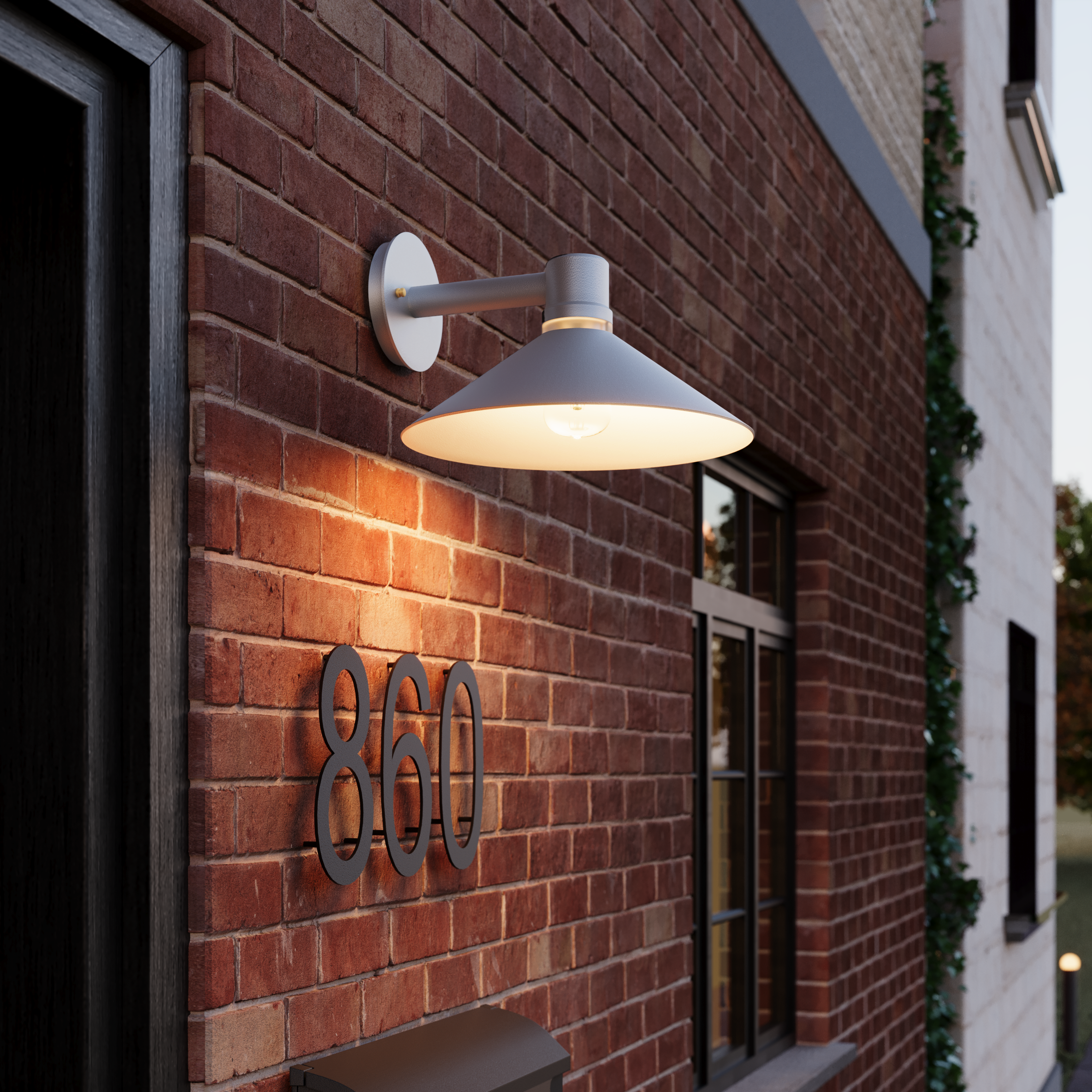 Outdoor wall light • Oakland • 26021 • 100% made in Quebec • Snoc
