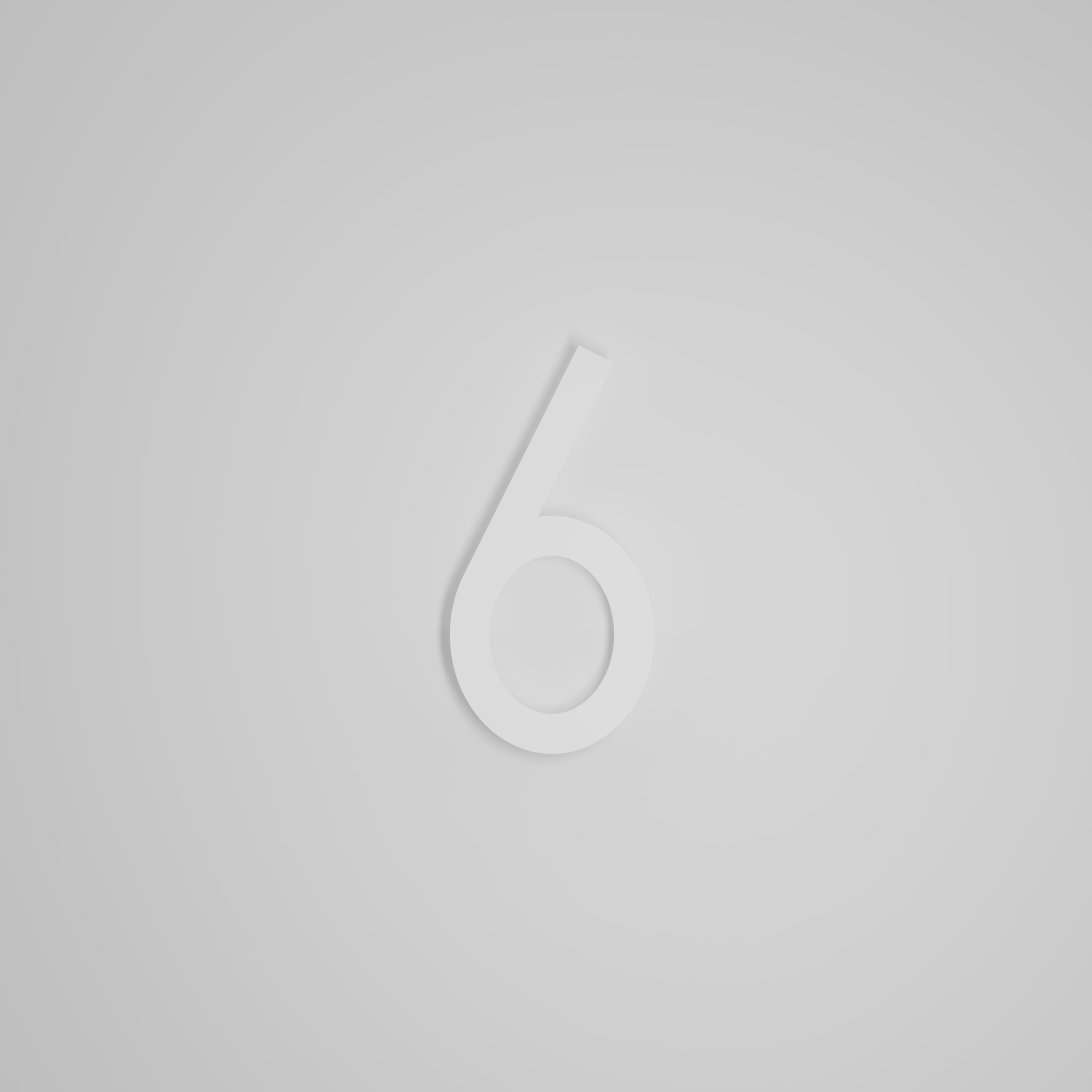 8 inch Floating Address Numbers