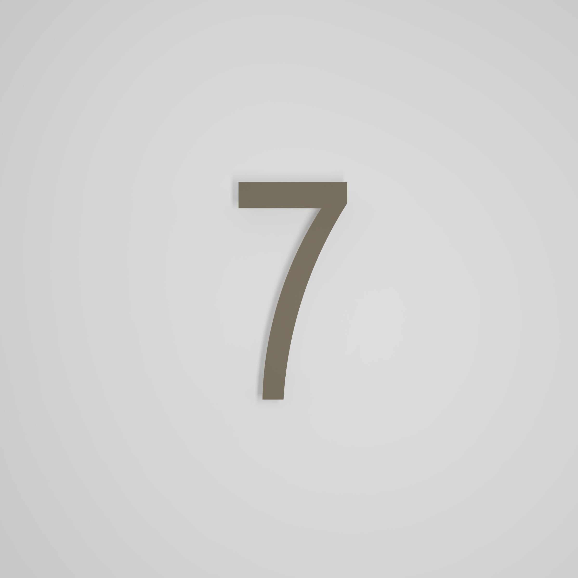 8 inch Floating Address Numbers