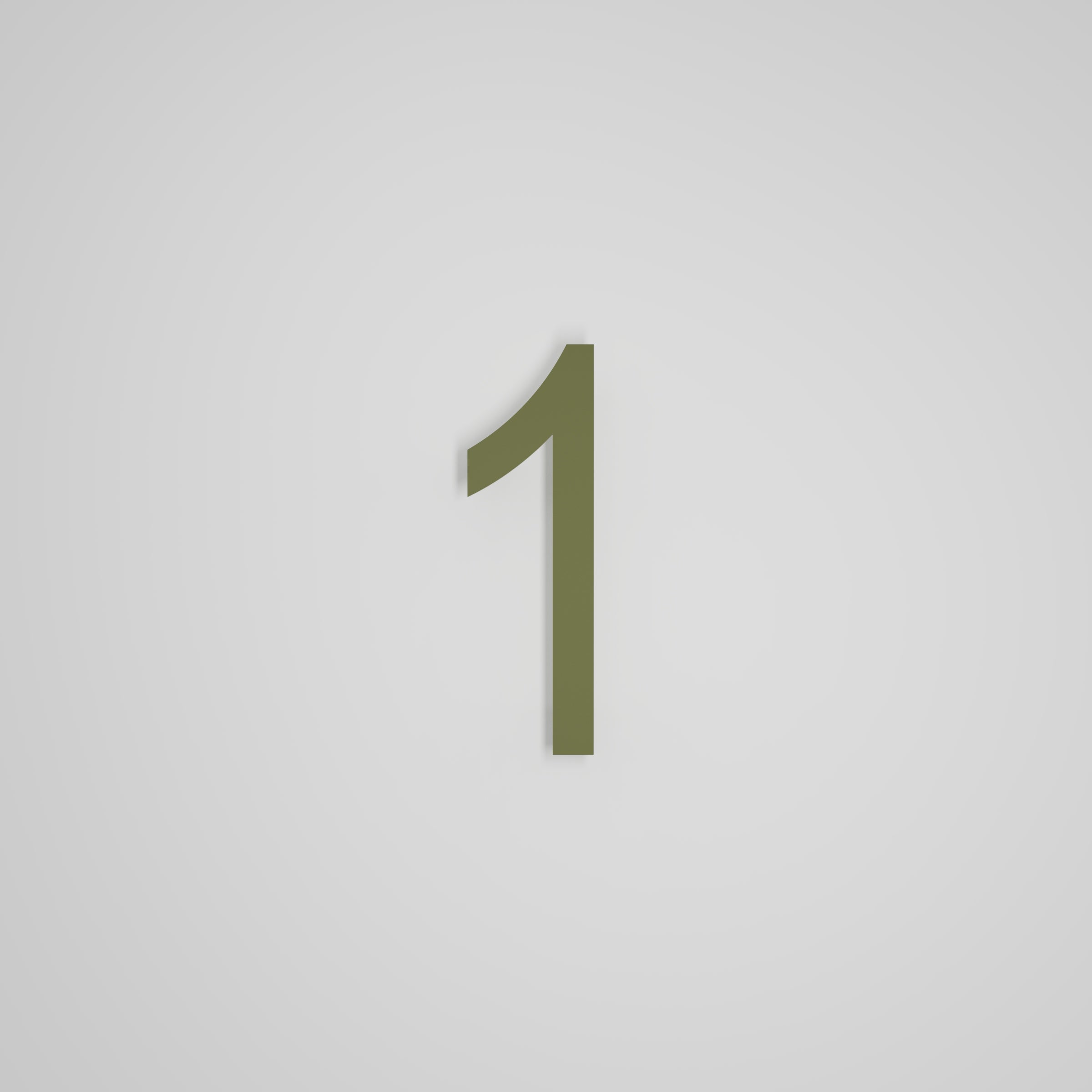8 inch Floating Address Numbers