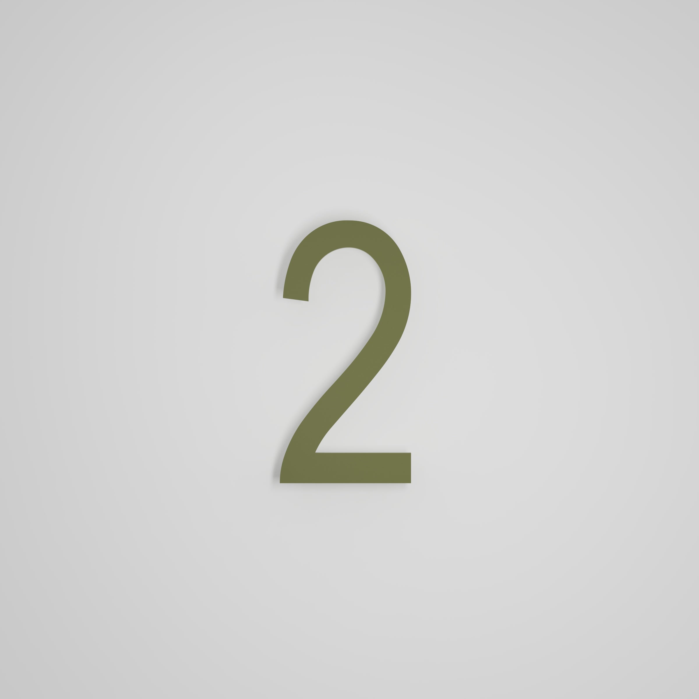 8 inch Floating Address Numbers