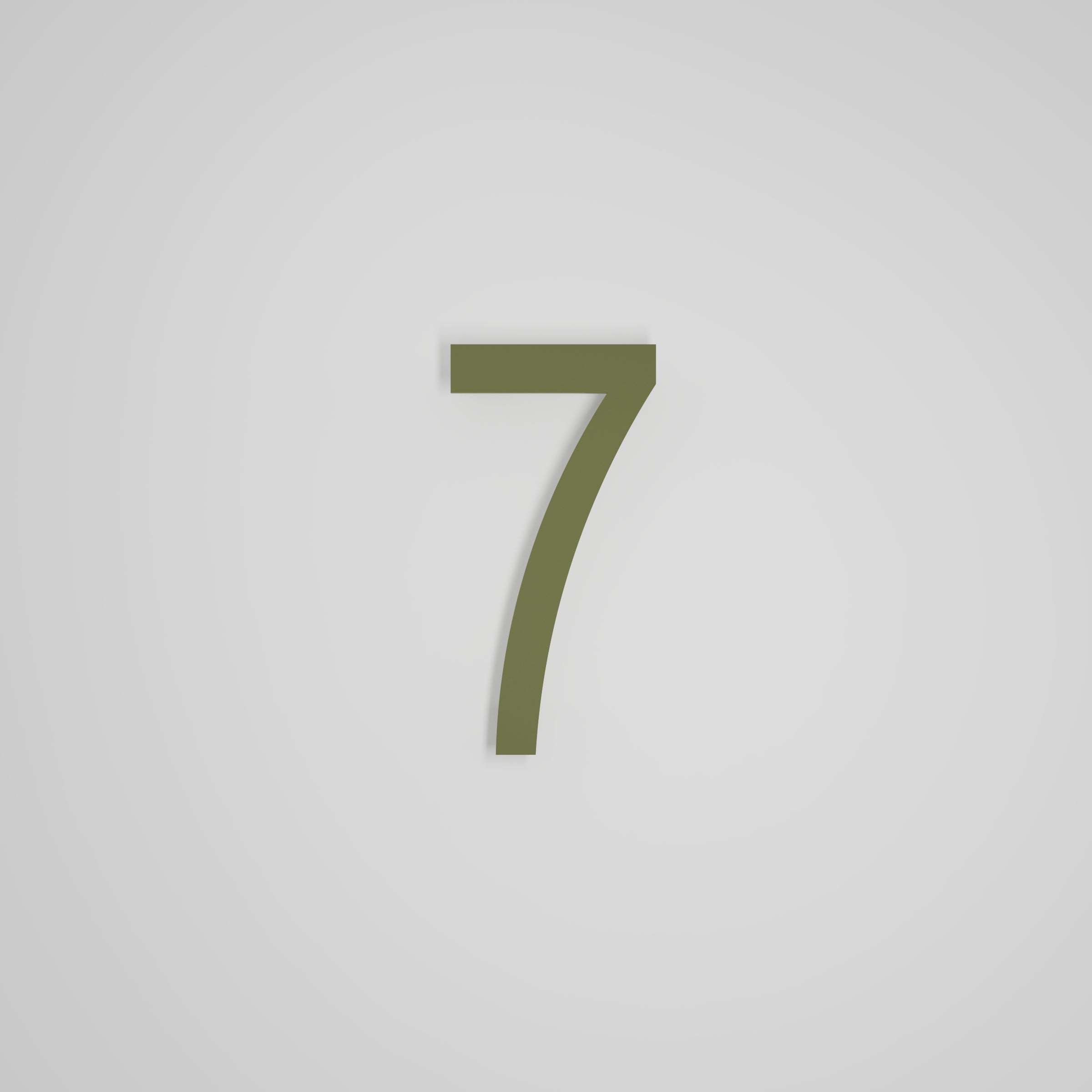 8 inch Floating Address Numbers