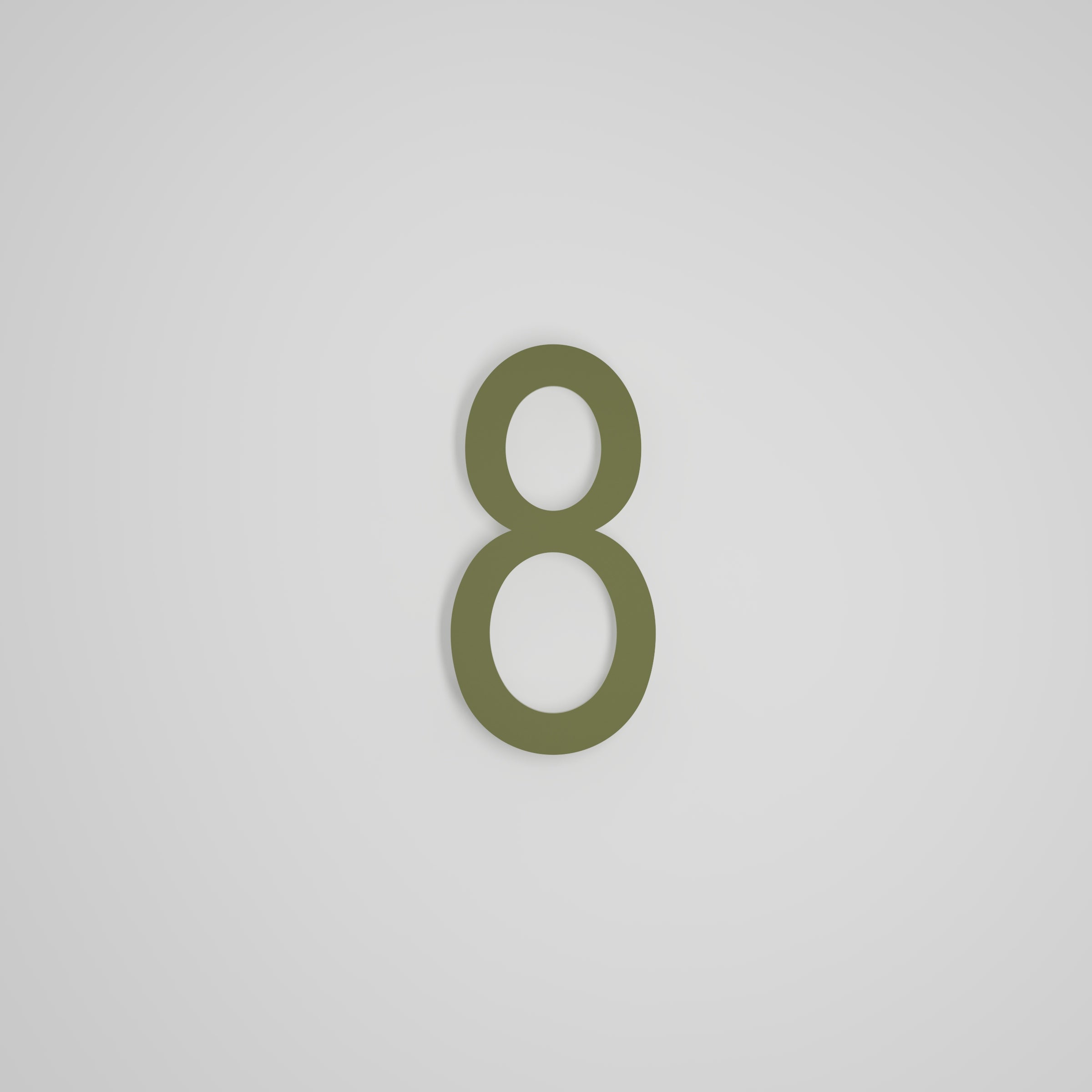 8 inch Floating Address Numbers