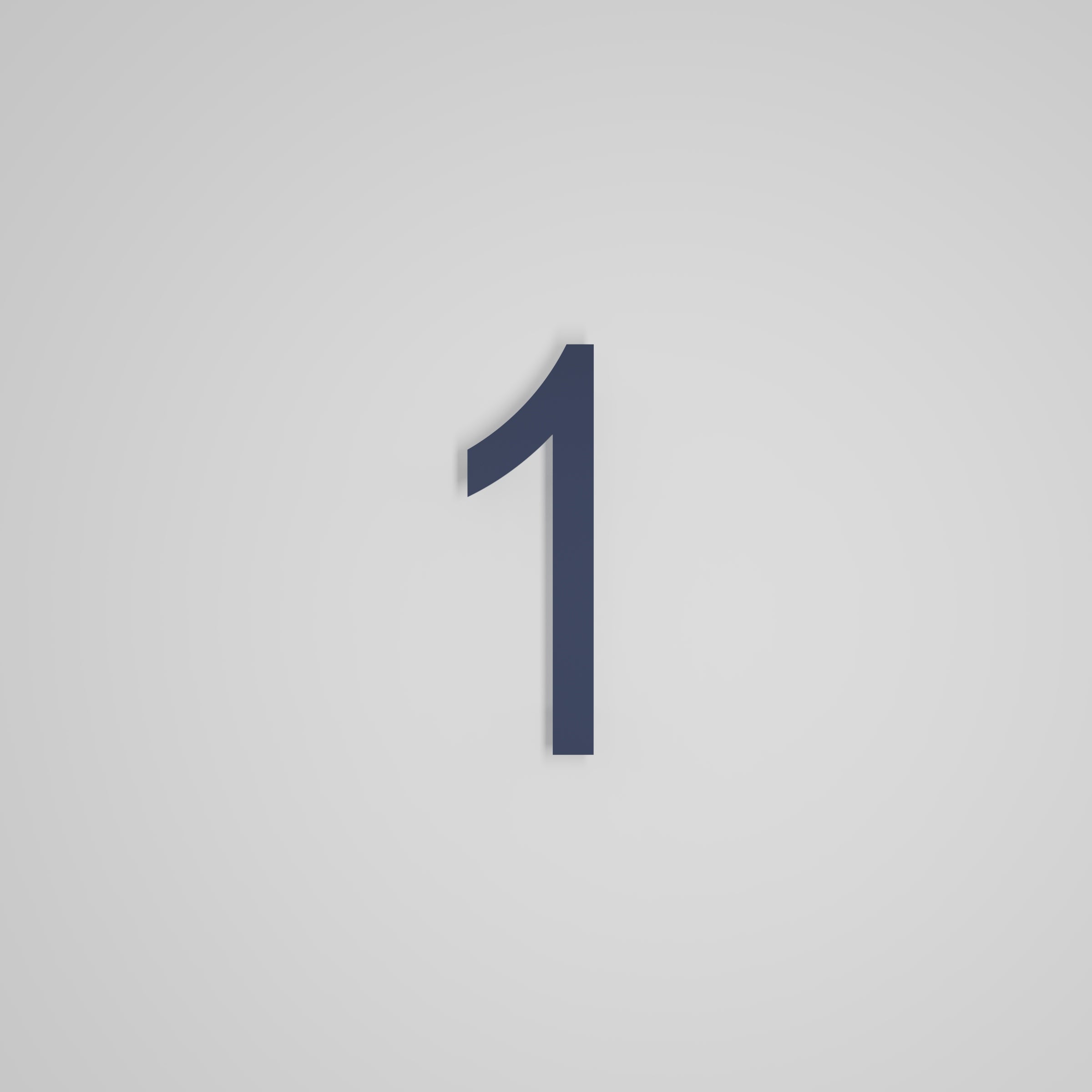8 inch Floating Address Numbers