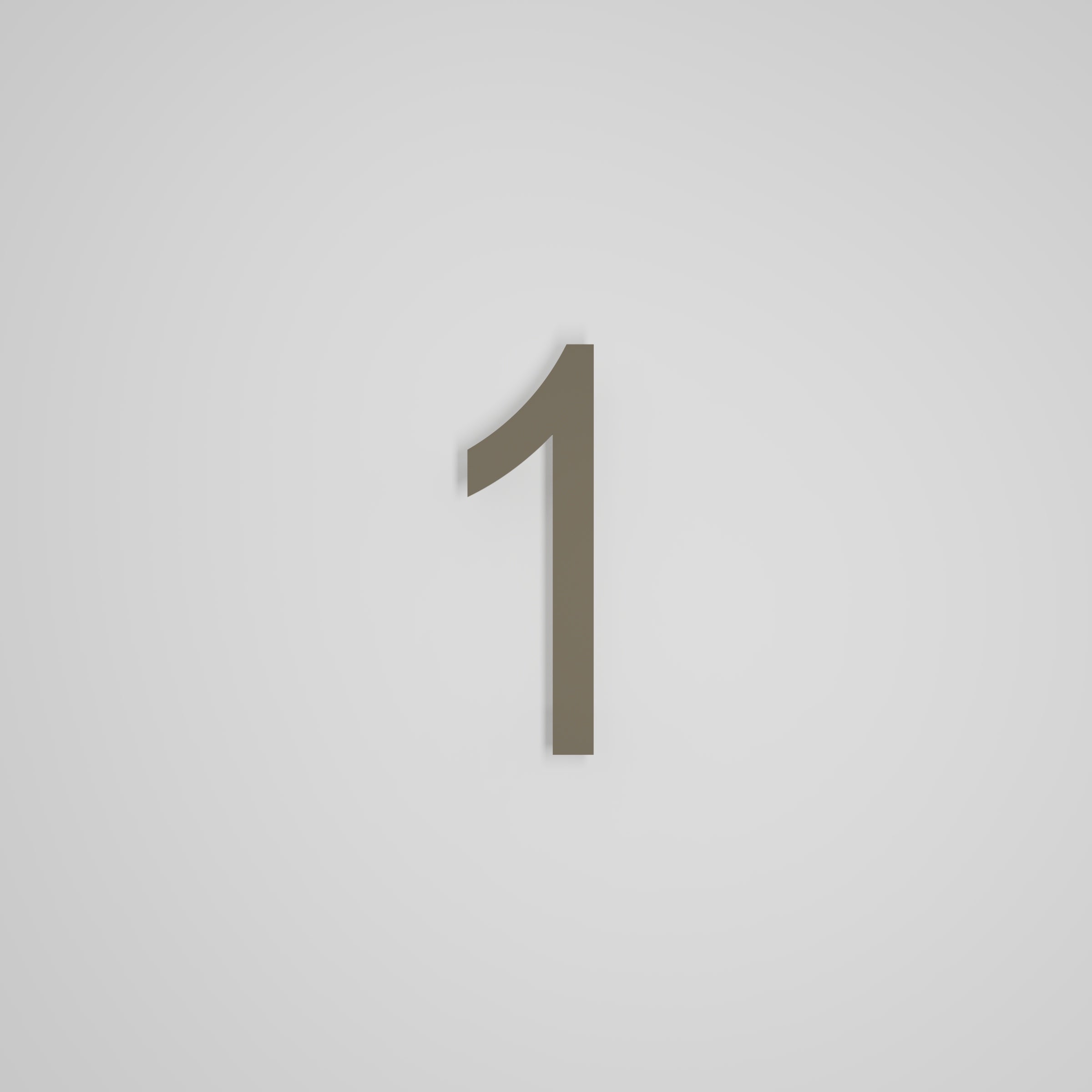 8 inch Floating Address Numbers