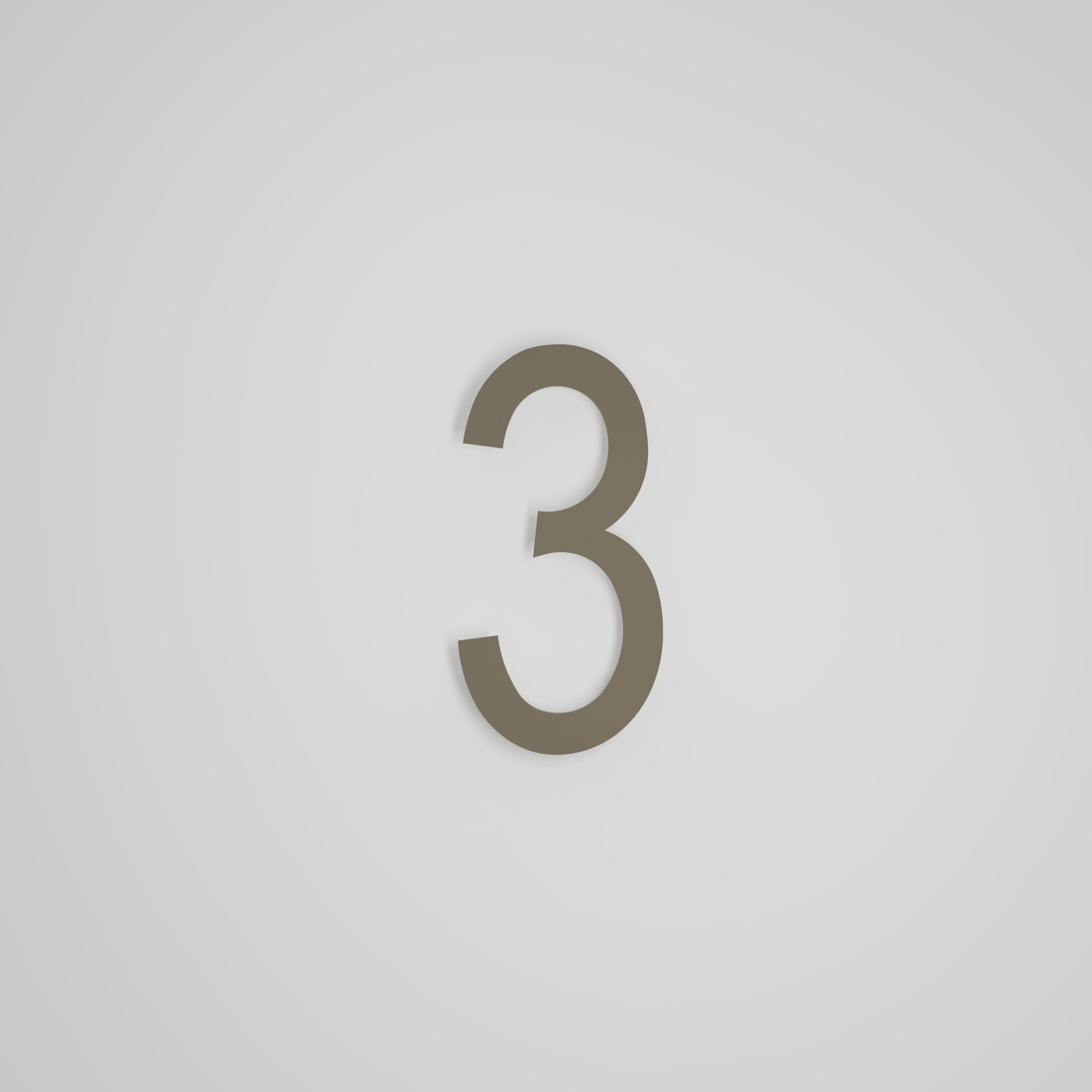 8 inch Floating Address Numbers