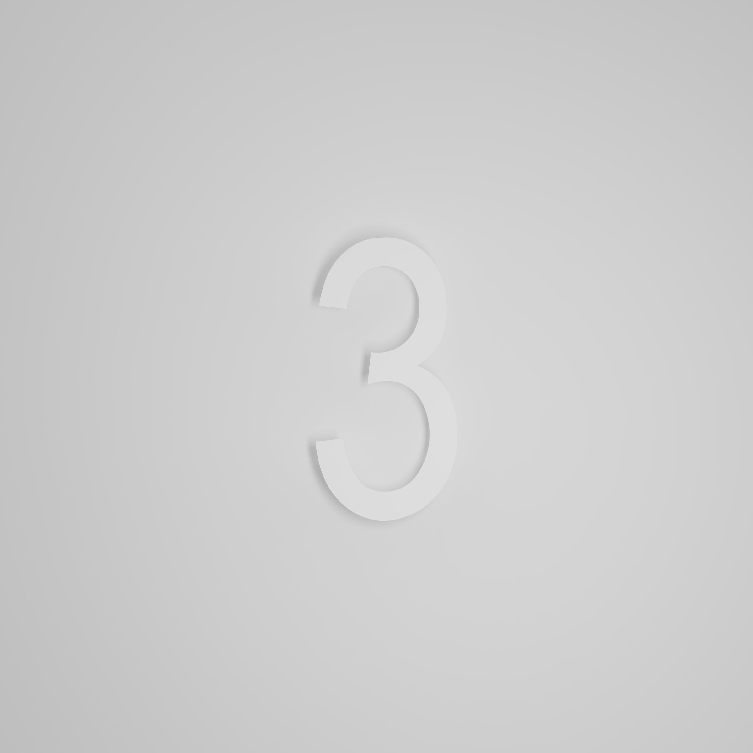 8 inch Floating Address Numbers