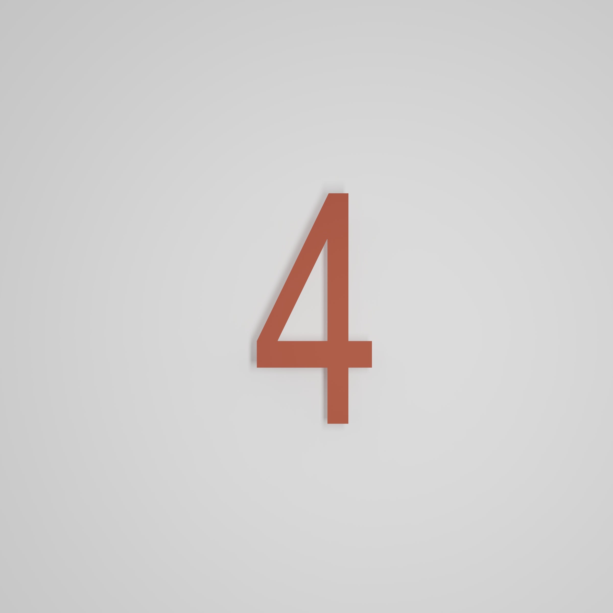 8 inch Floating Address Numbers