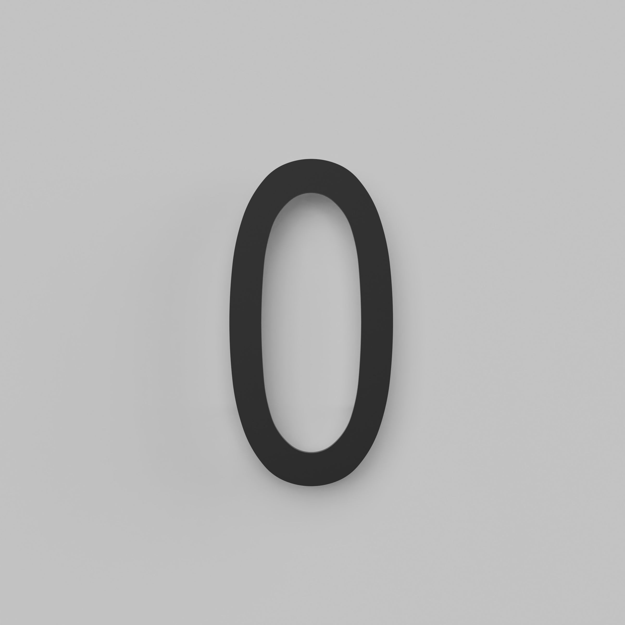 12 inch Floating Address Numbers