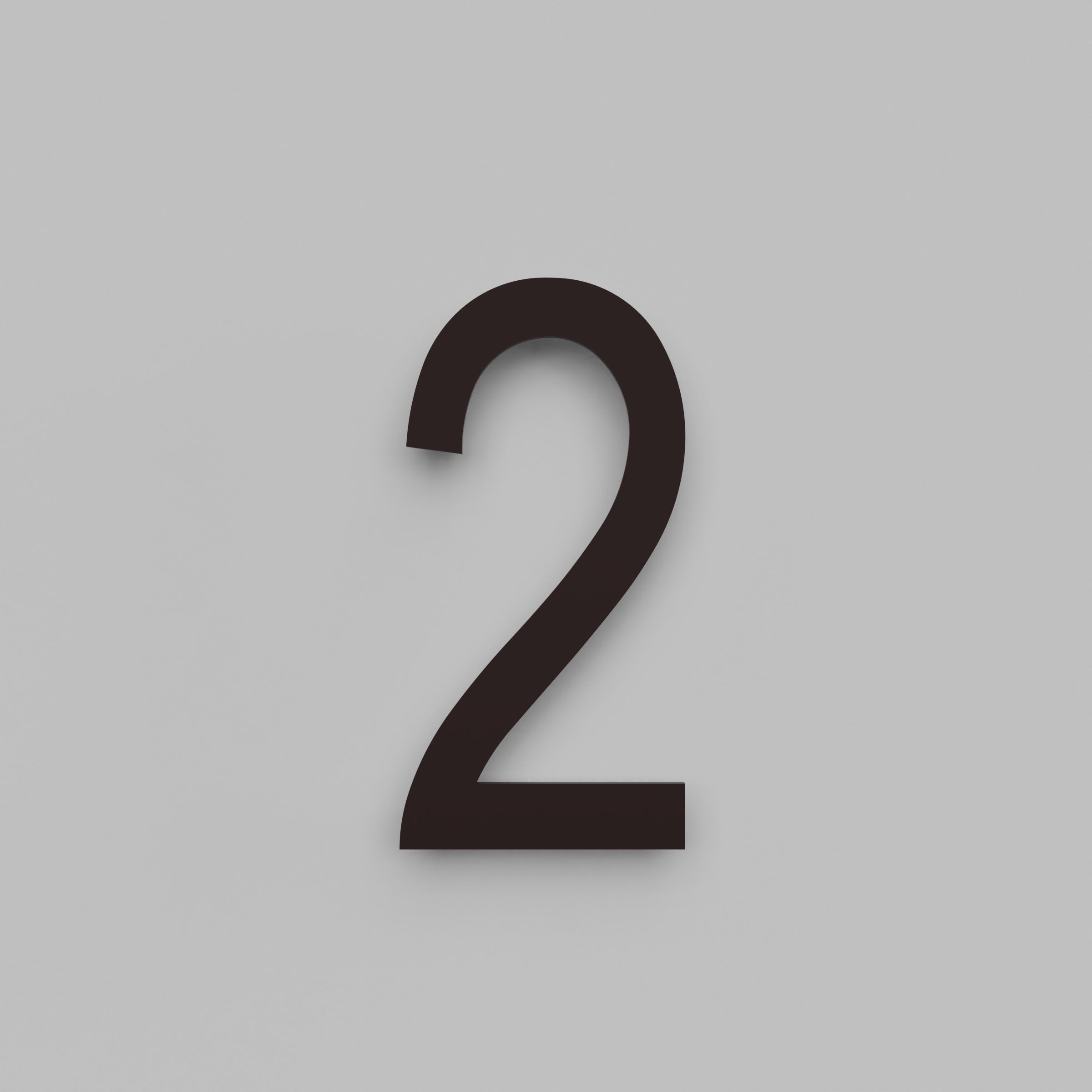 12 inch Floating Address Numbers