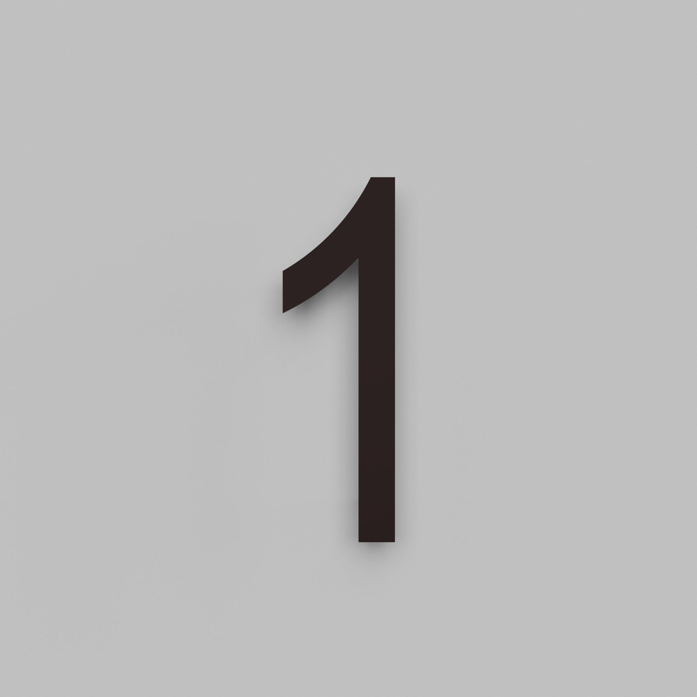 12 inch Floating Address Numbers