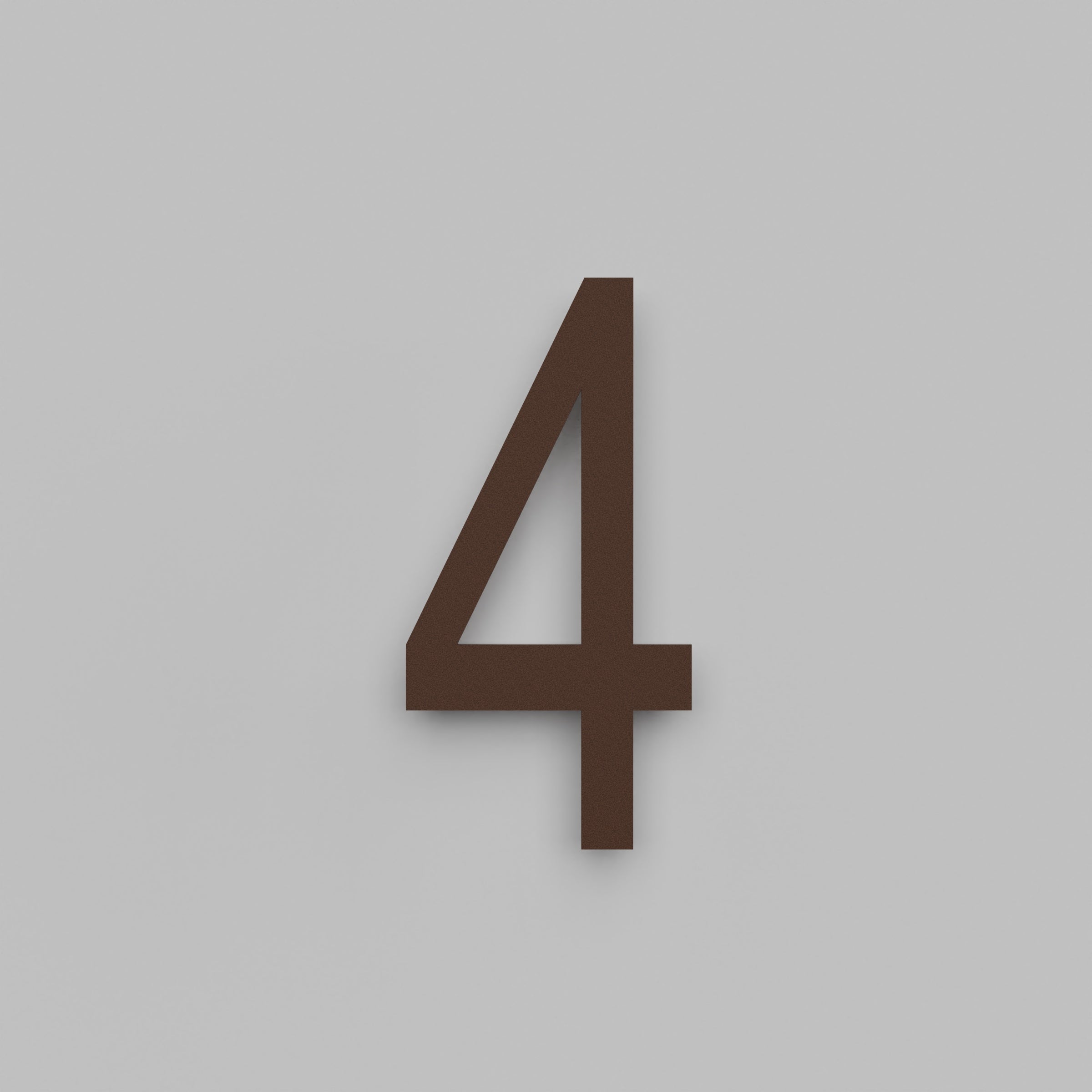 12 inch Floating Address Numbers