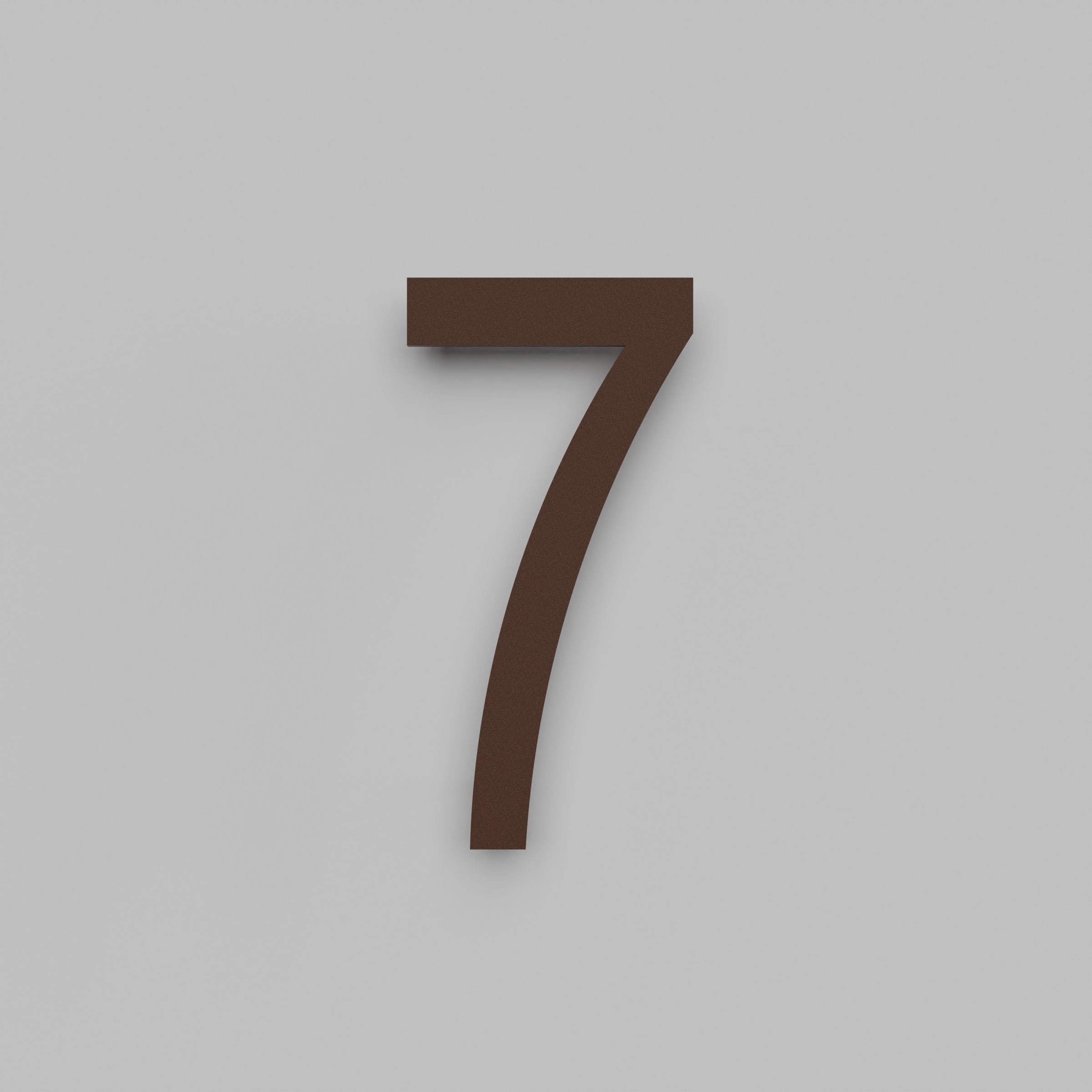 12 inch Floating Address Numbers