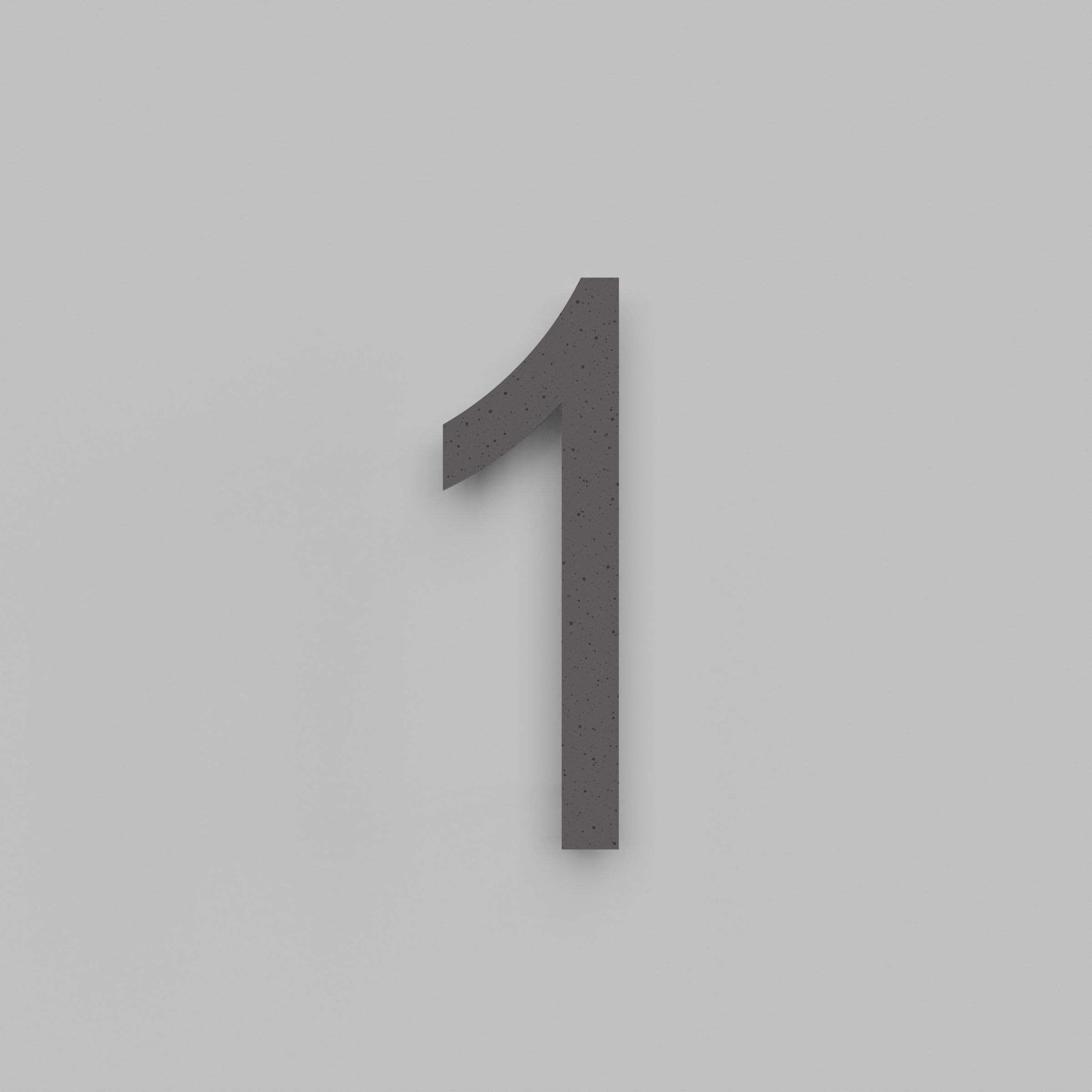 12 inch Floating Address Numbers