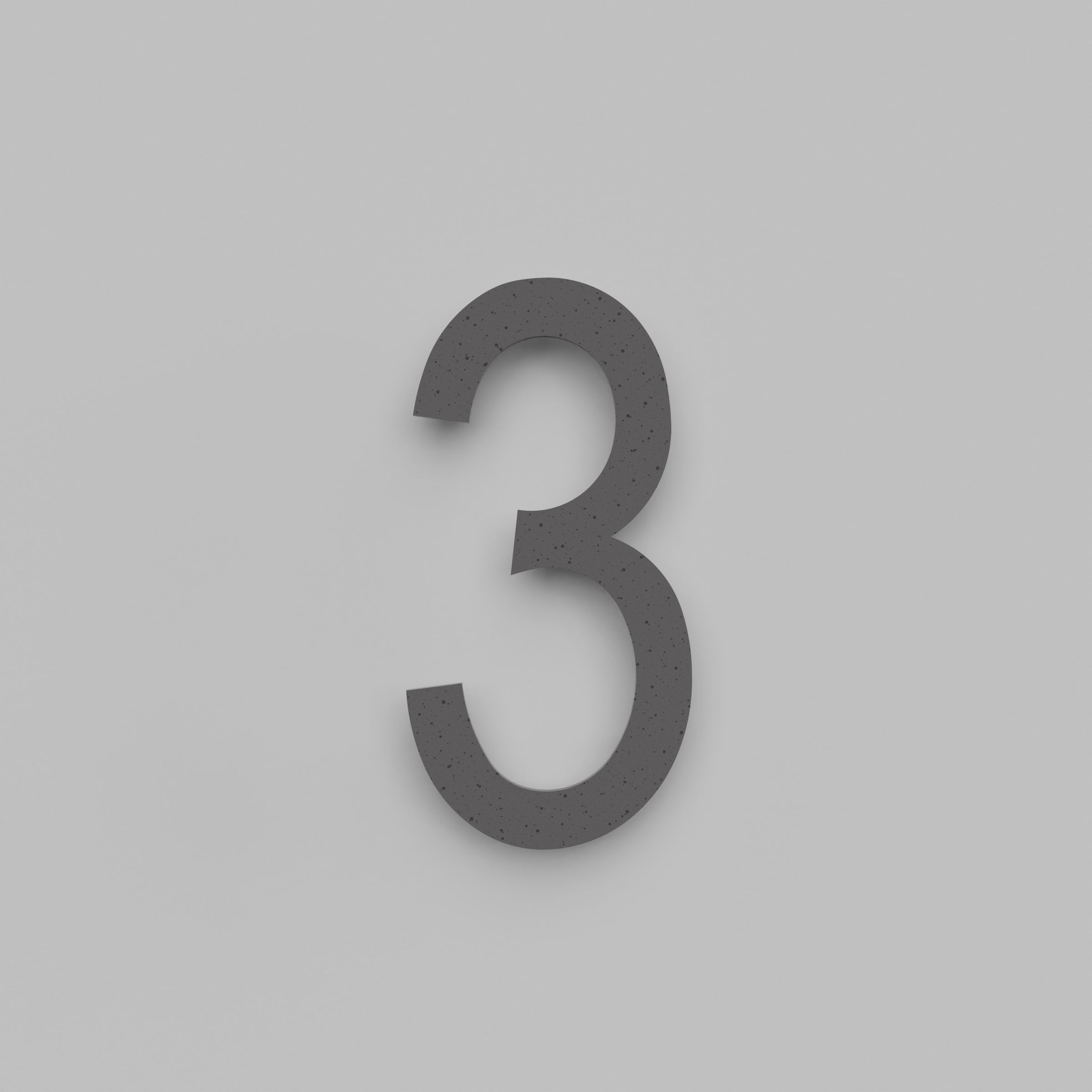 12 inch Floating Address Numbers