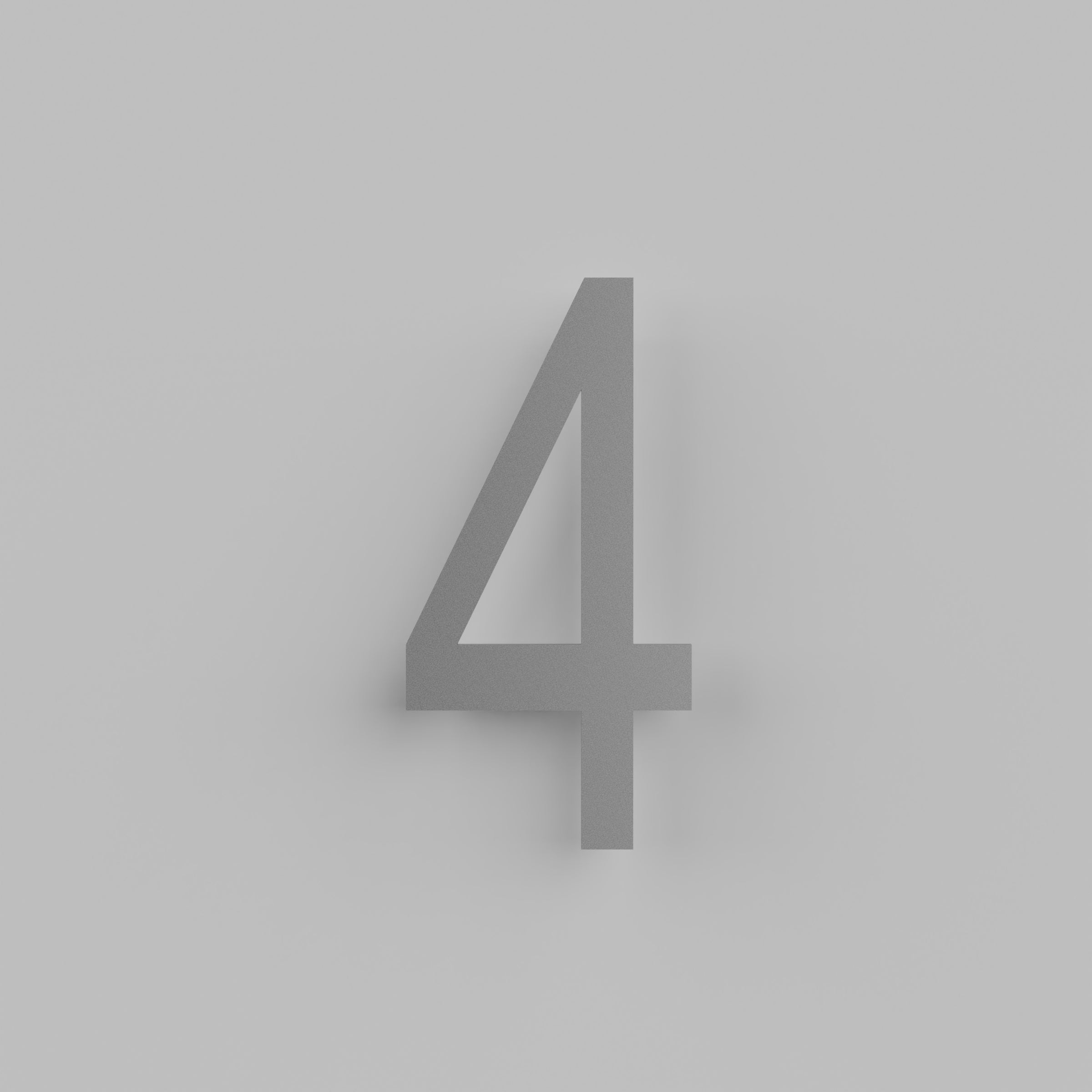 12 inch Floating Address Numbers
