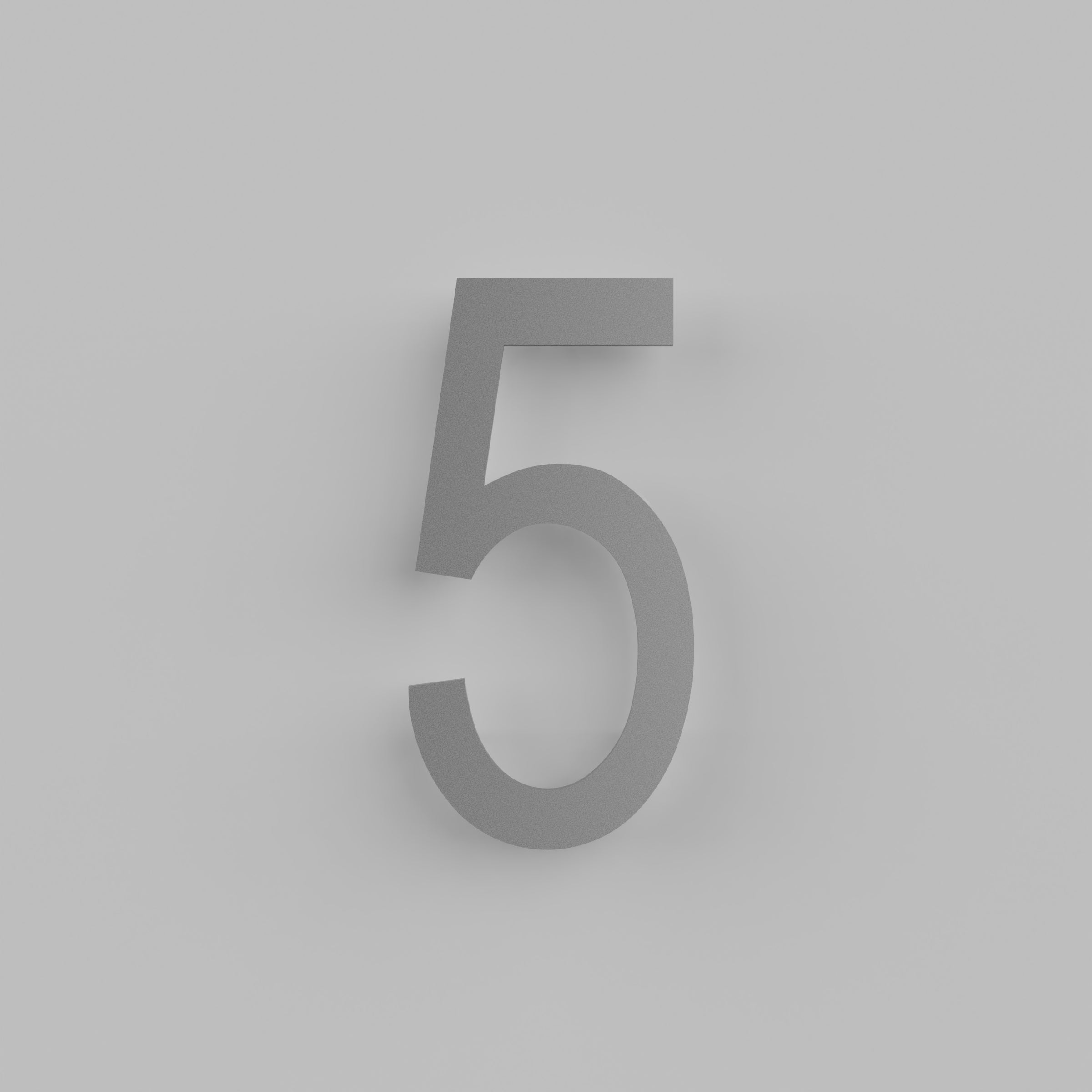 12 inch Floating Address Numbers