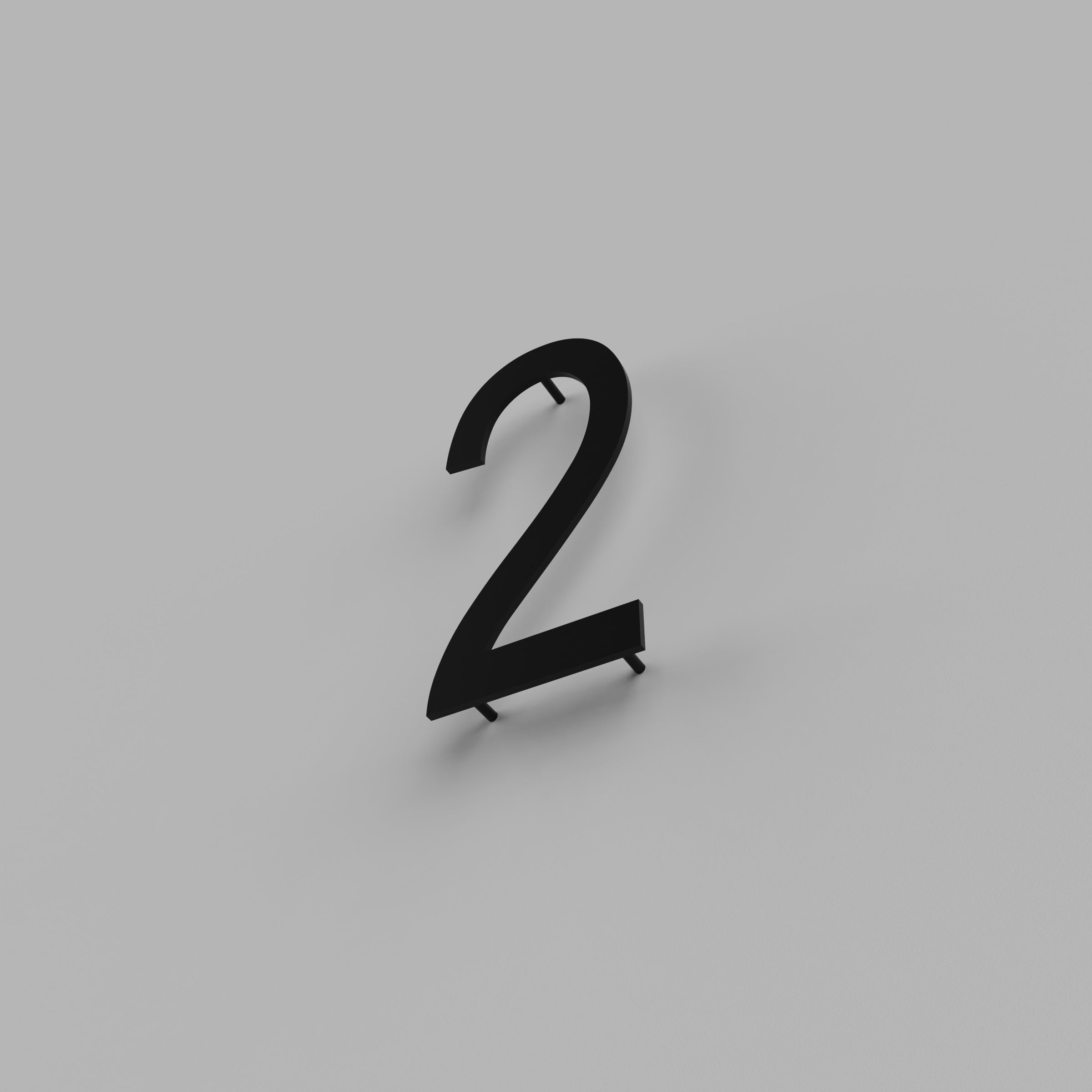 8 inch Floating Address Numbers