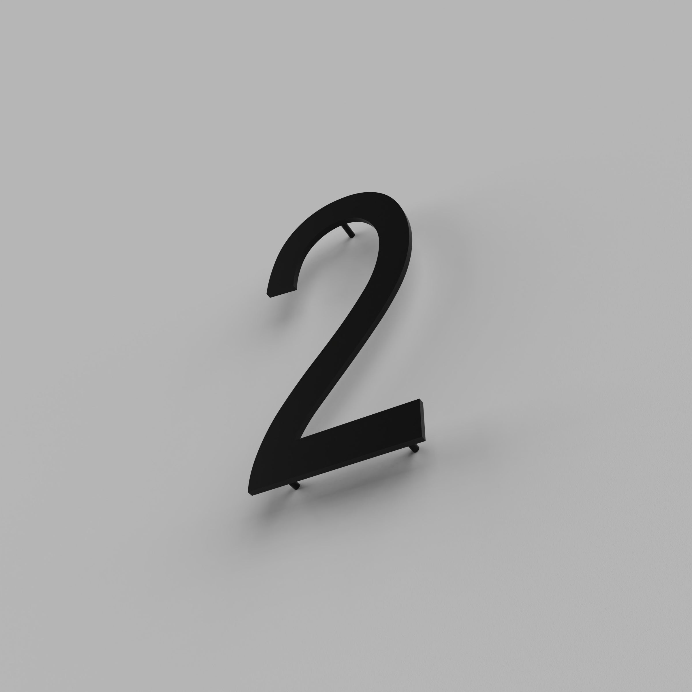 10 inch Floating Address Numbers