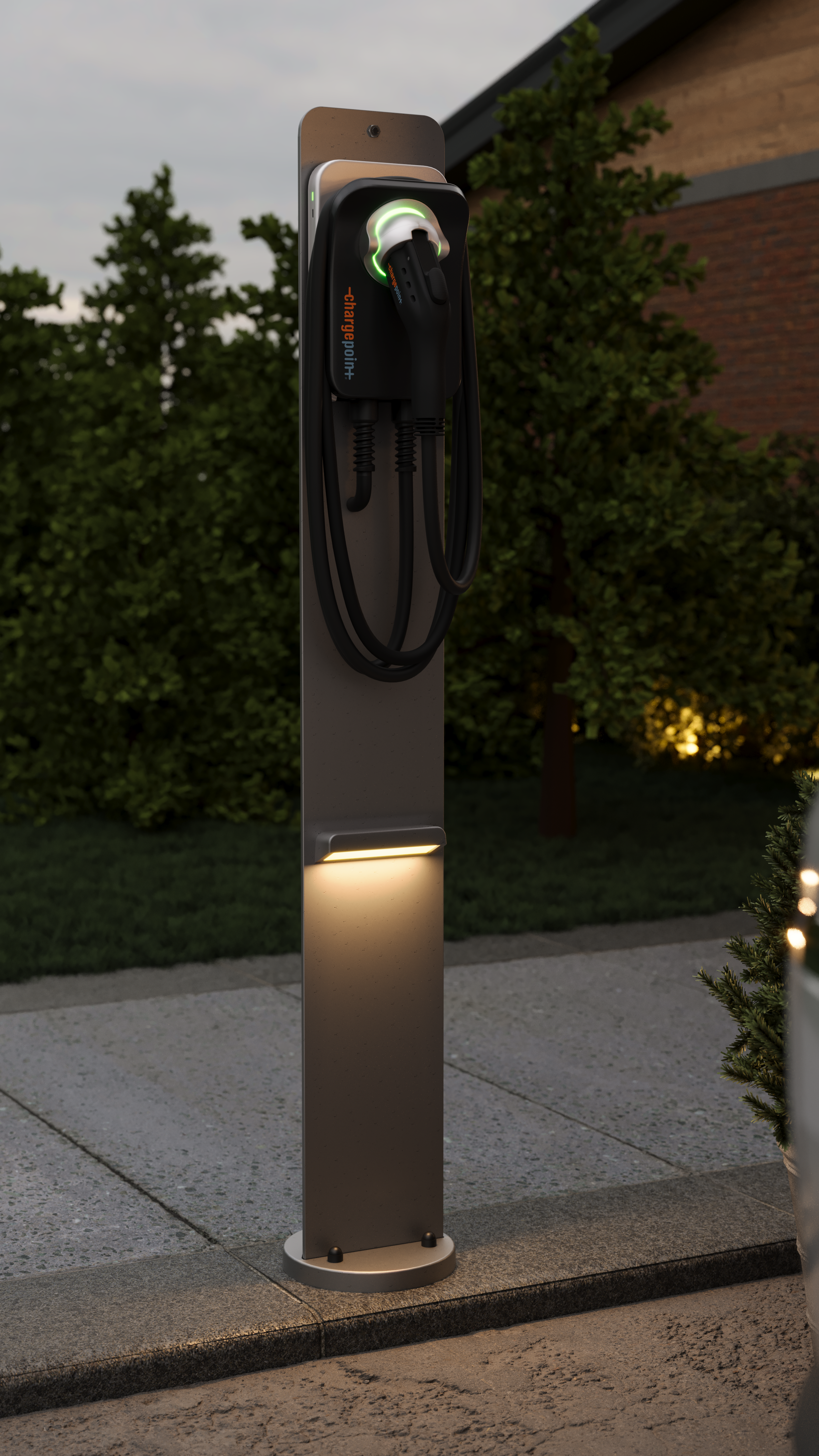 SNOC Universal EVC Pedestal • for residential electric vehicle charging station • P1