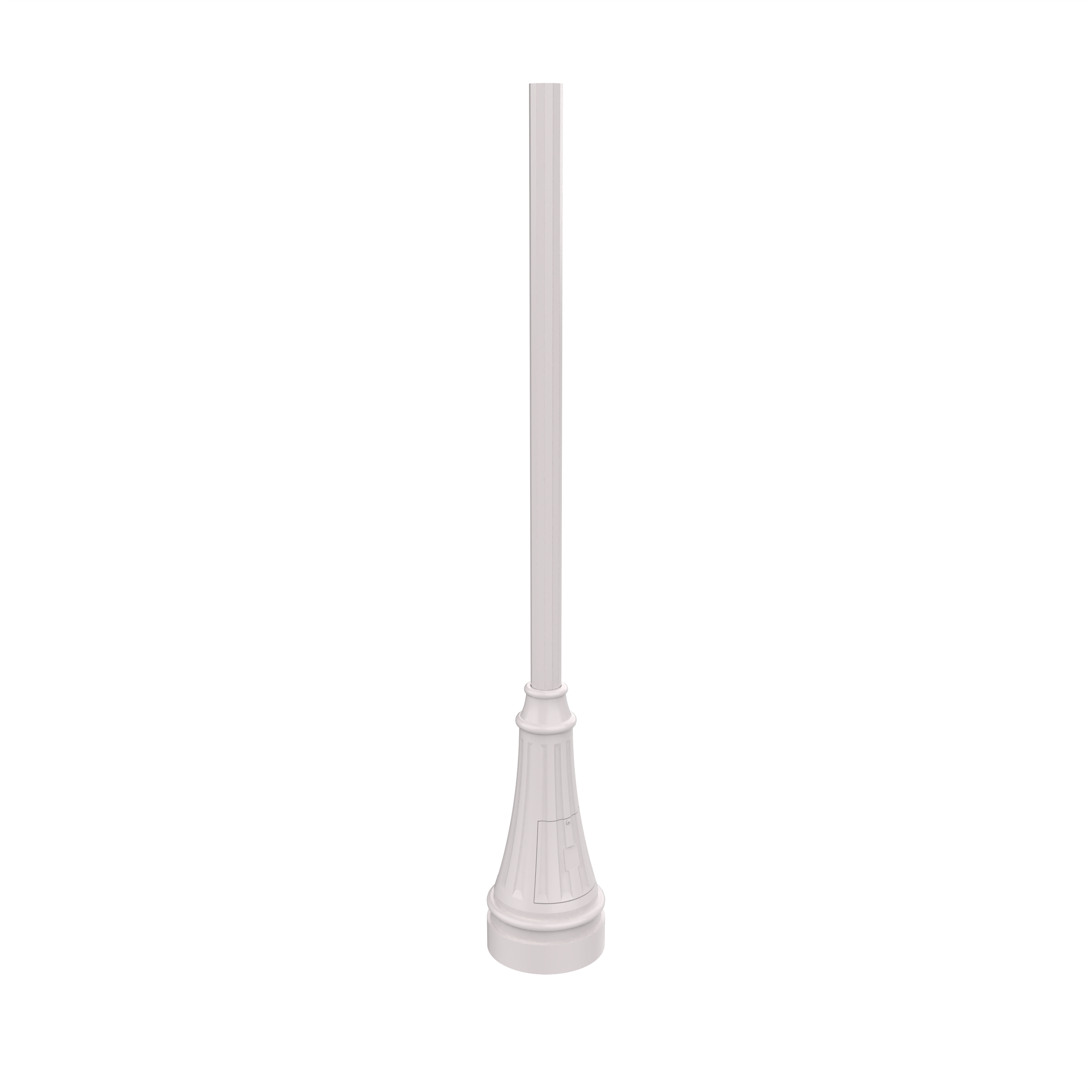 Aluminum post - 12 sides of 3&