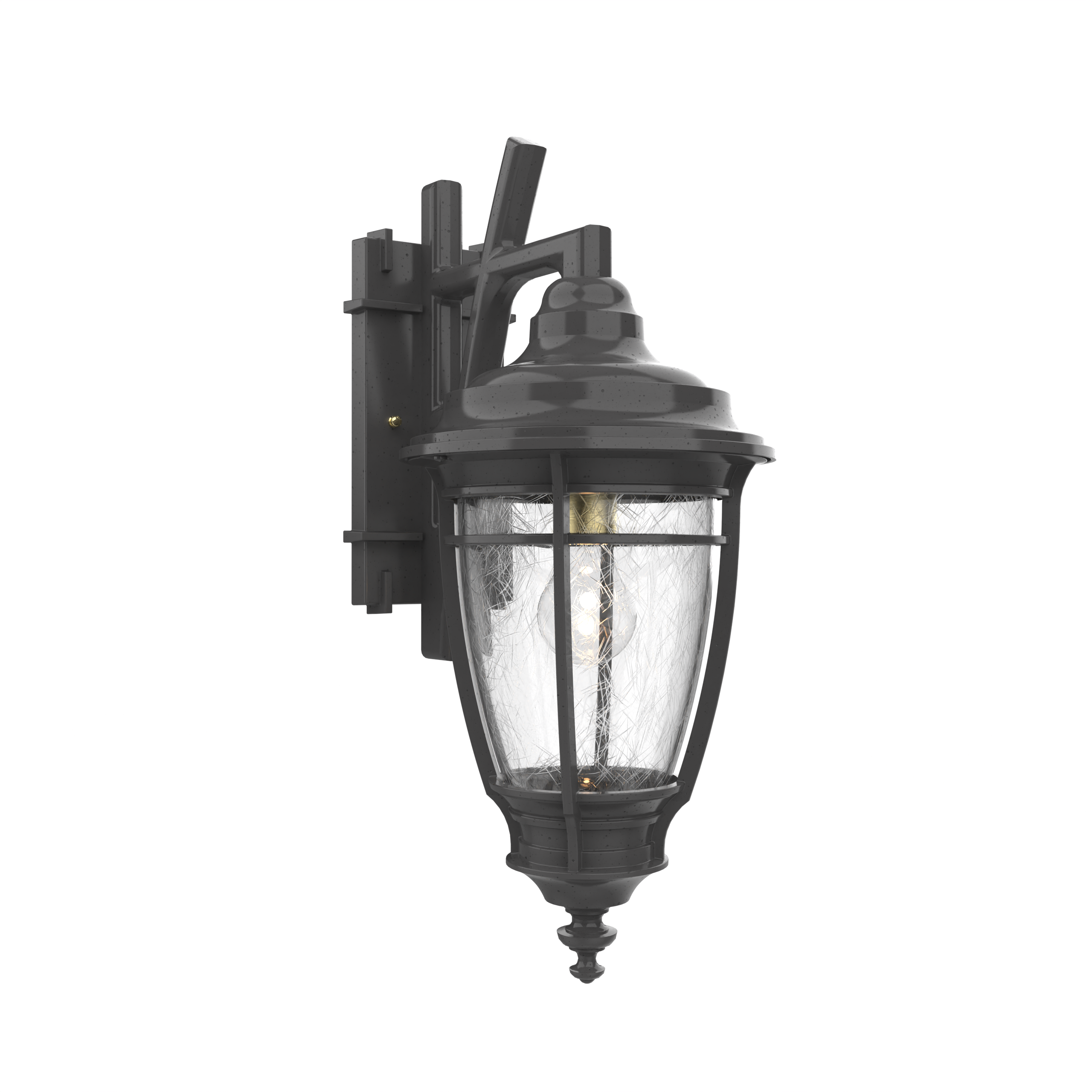 Portland - Wall mount decorative arm down closed bottom small size - 10285
