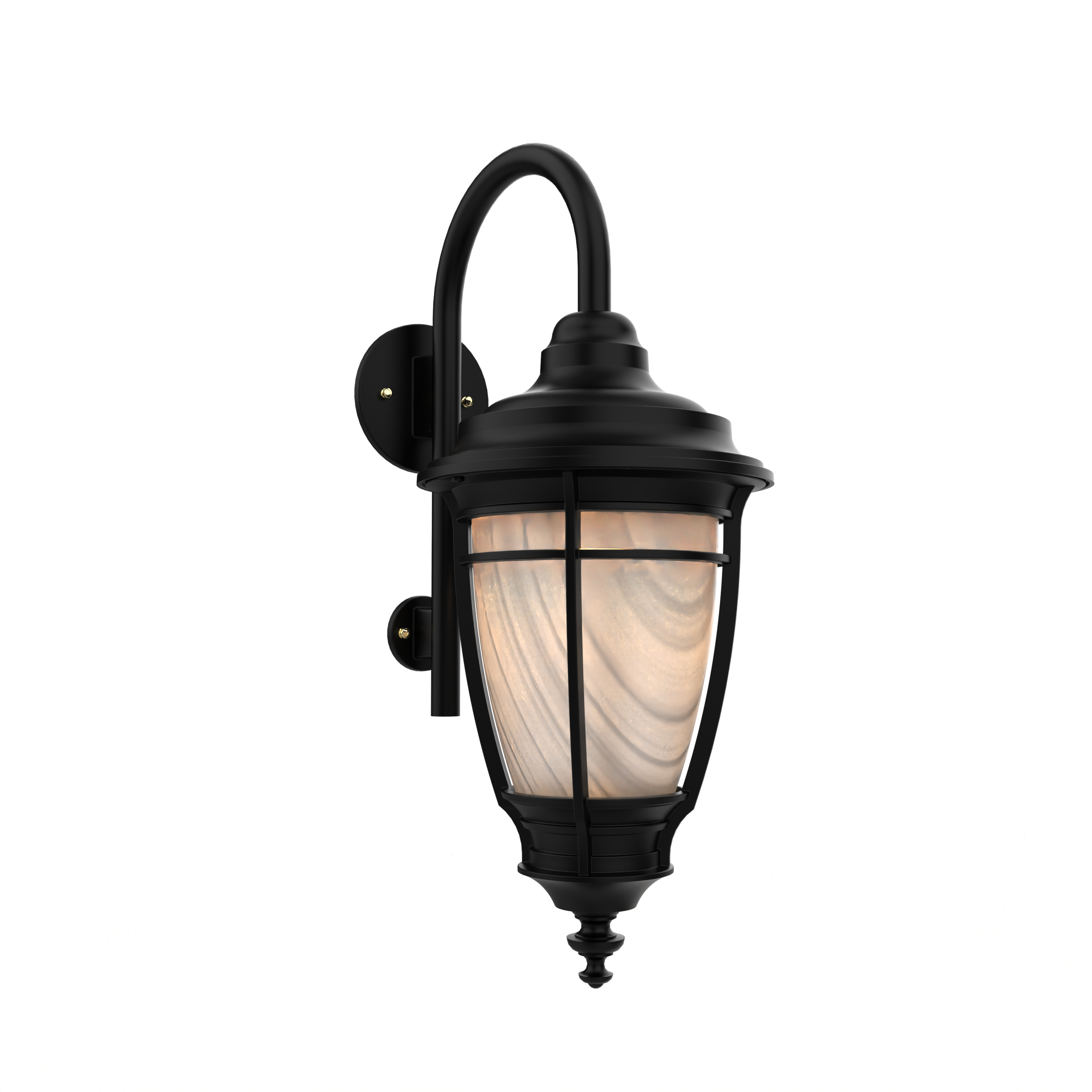 Portland - Wall mount with cane down closed bottom small format - 10299
