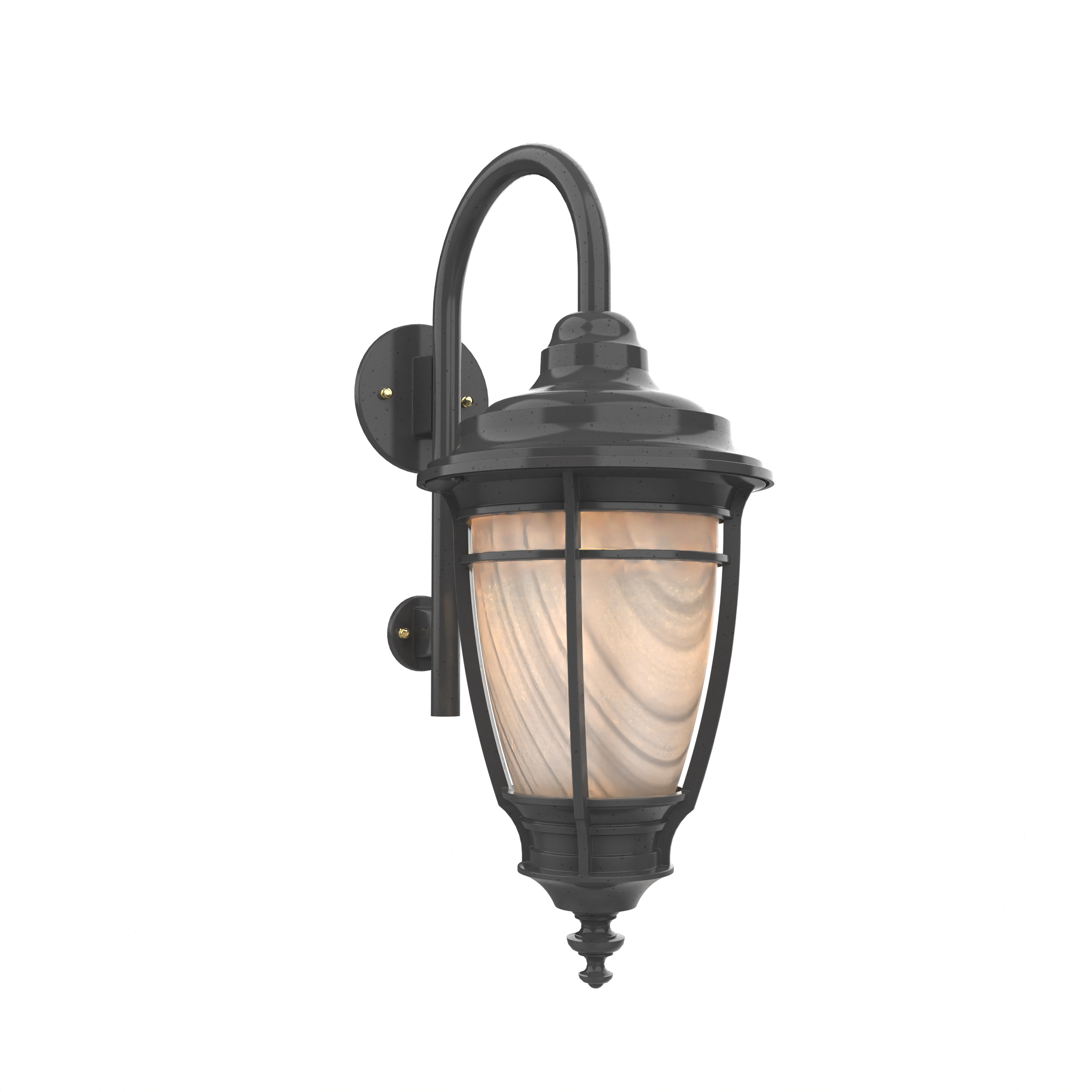 Portland - Wall mount with cane down closed bottom small format - 10299